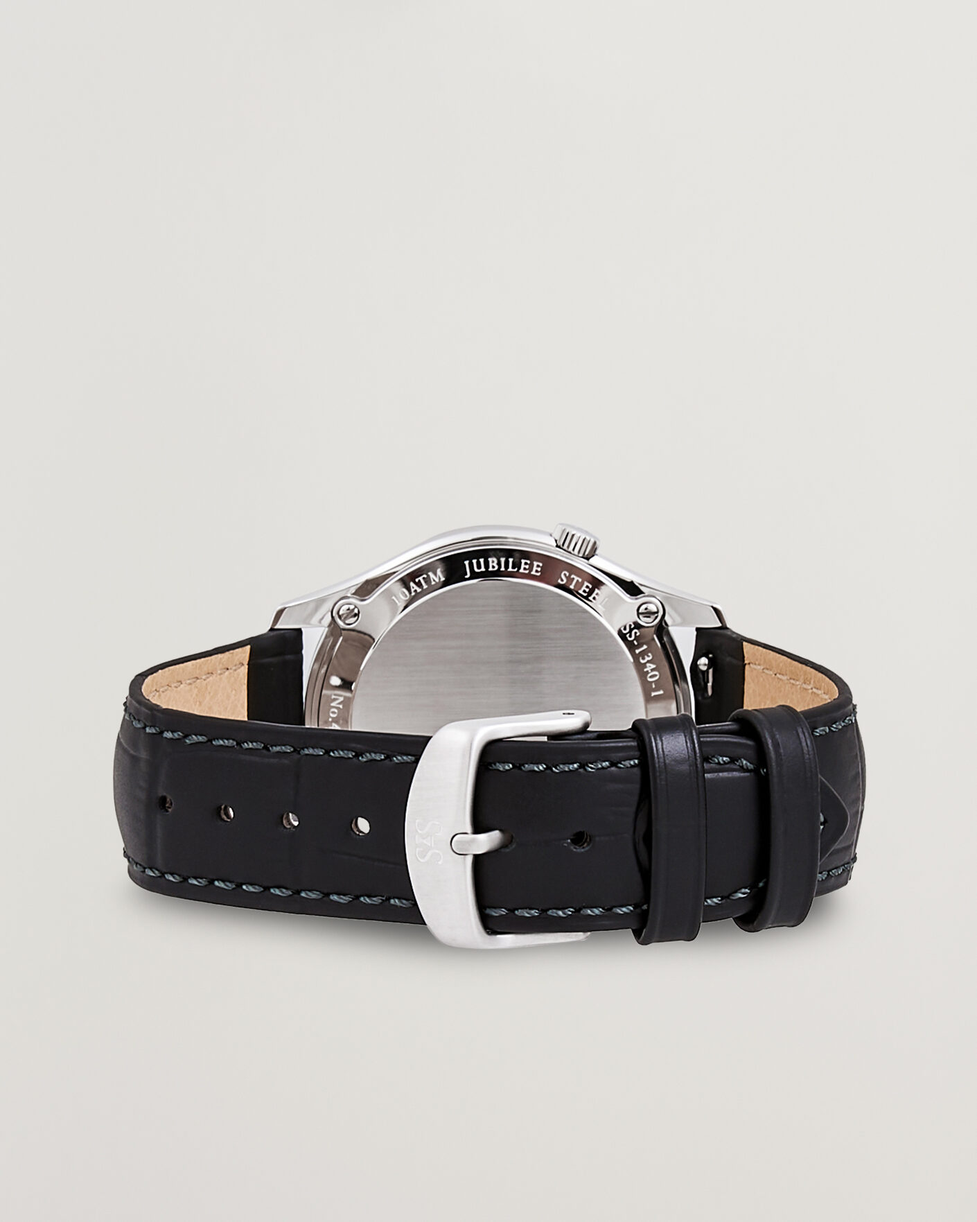Hombres | Sjöö Sandström Jubilee Steel Quartz 40mm Black Calf Blue Dial | Sjöö Sandström | Jubilee Steel Quartz 40mm Black Calf Blue Dial
