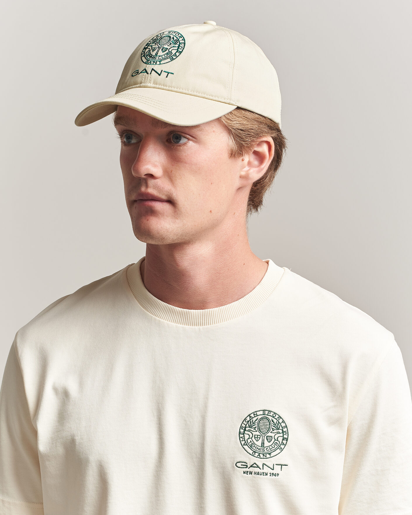 Hombres | Sombreros y gorras | Gant | Tournament Cap Cream