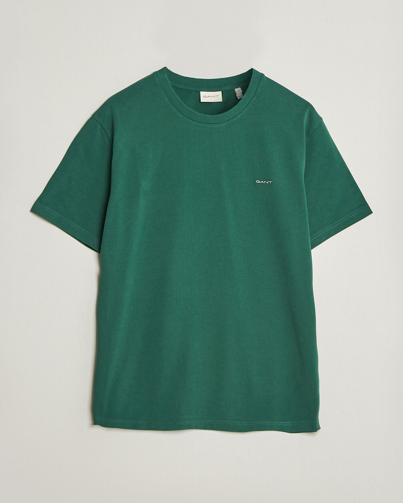 Hombres | Camisetas | Gant | Tournament Crew Neck T-Shirt Green