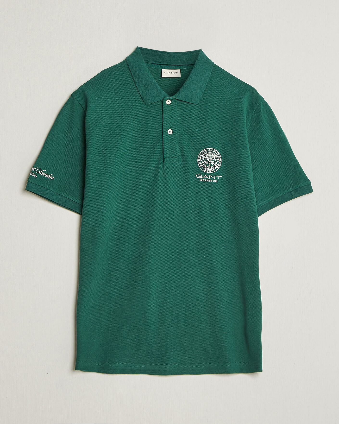 Hombres | Polos | Gant | Tournament Pique Green