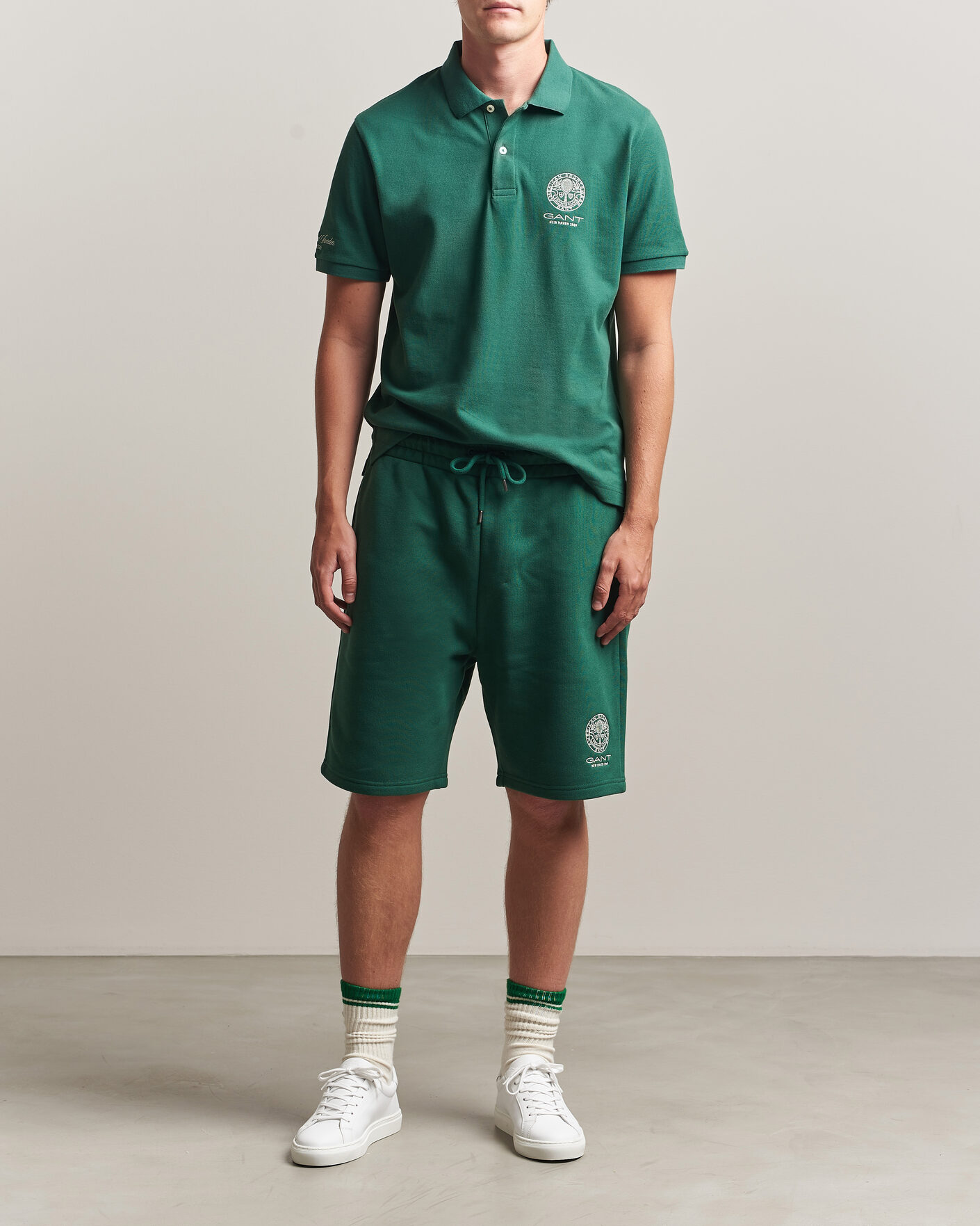 Hombres | Polos | Gant | Tournament Pique Green