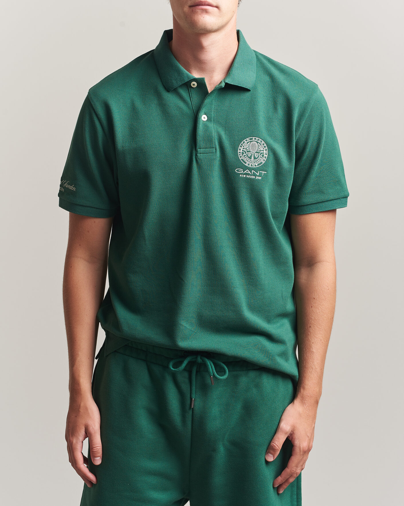 Hombres | Polos | Gant | Tournament Pique Green