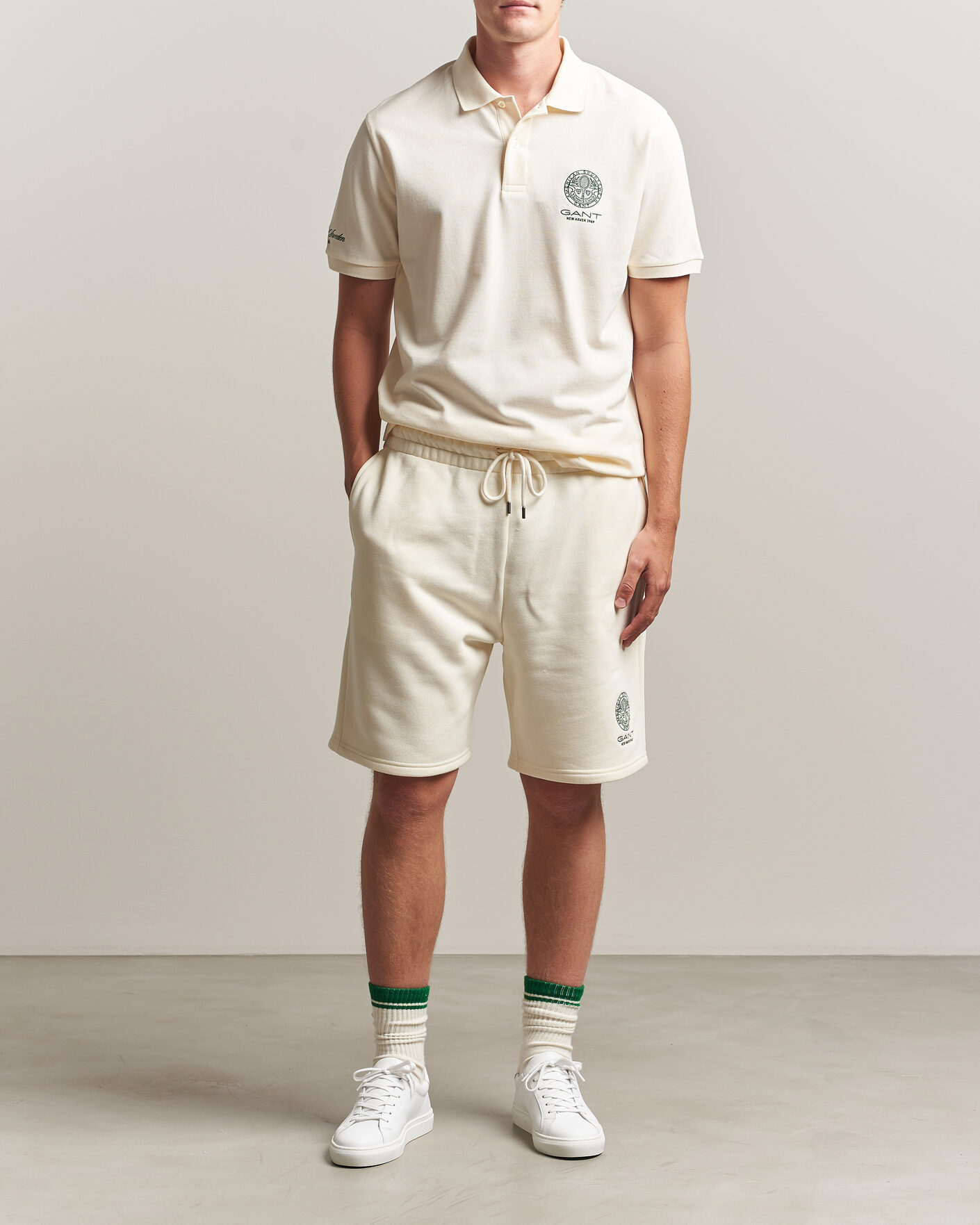 Hombres | Pantalones cortos | Gant | Tournament Shorts Cream