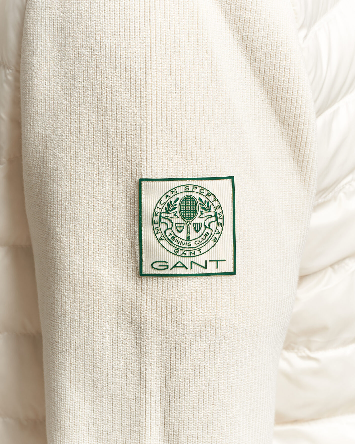 Hombres | Abrigos y chaquetas | Gant | Tournament Mixed Media Jacket Cream