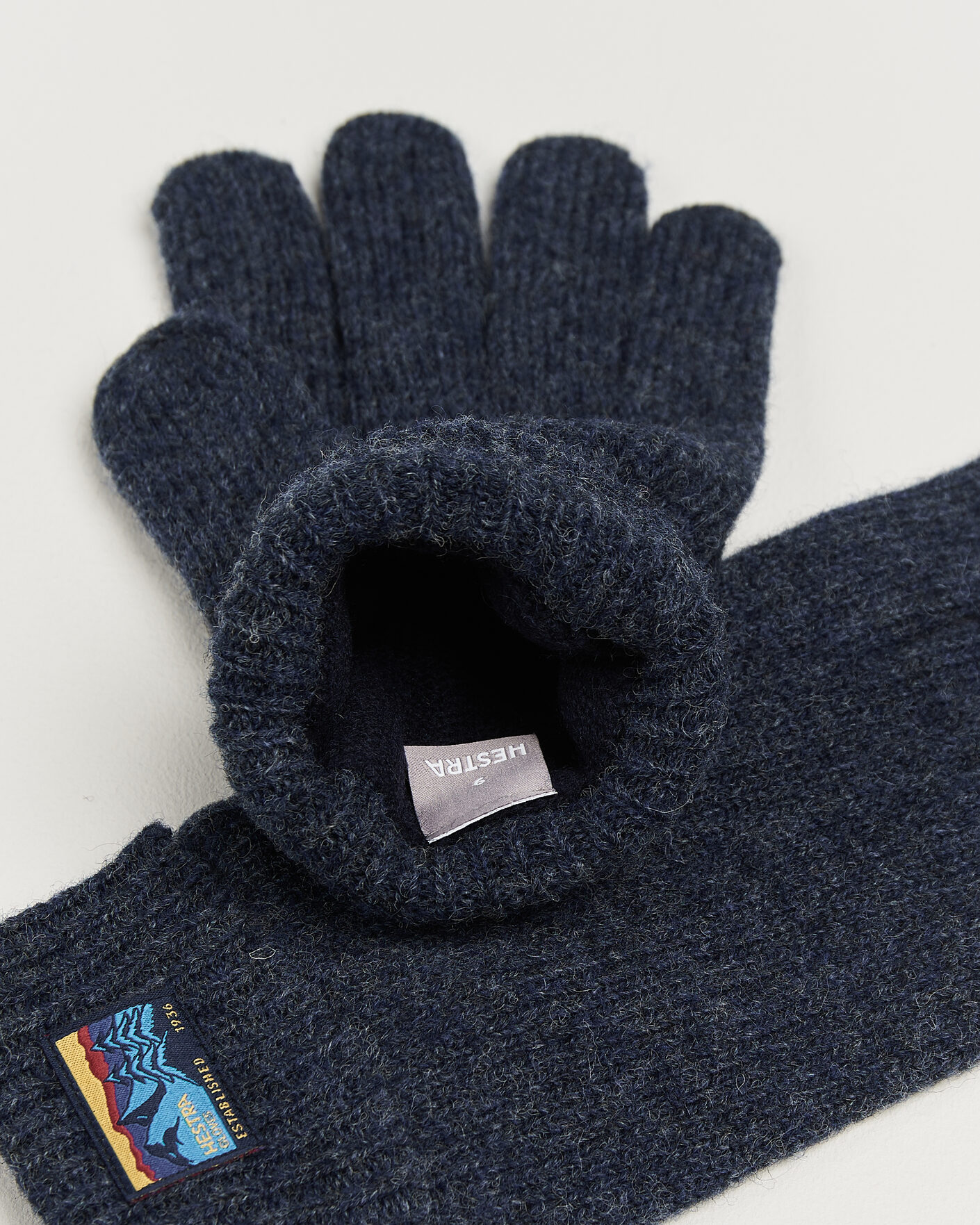 Hombres | Guantes | Hestra | Raggwool Glove Navy