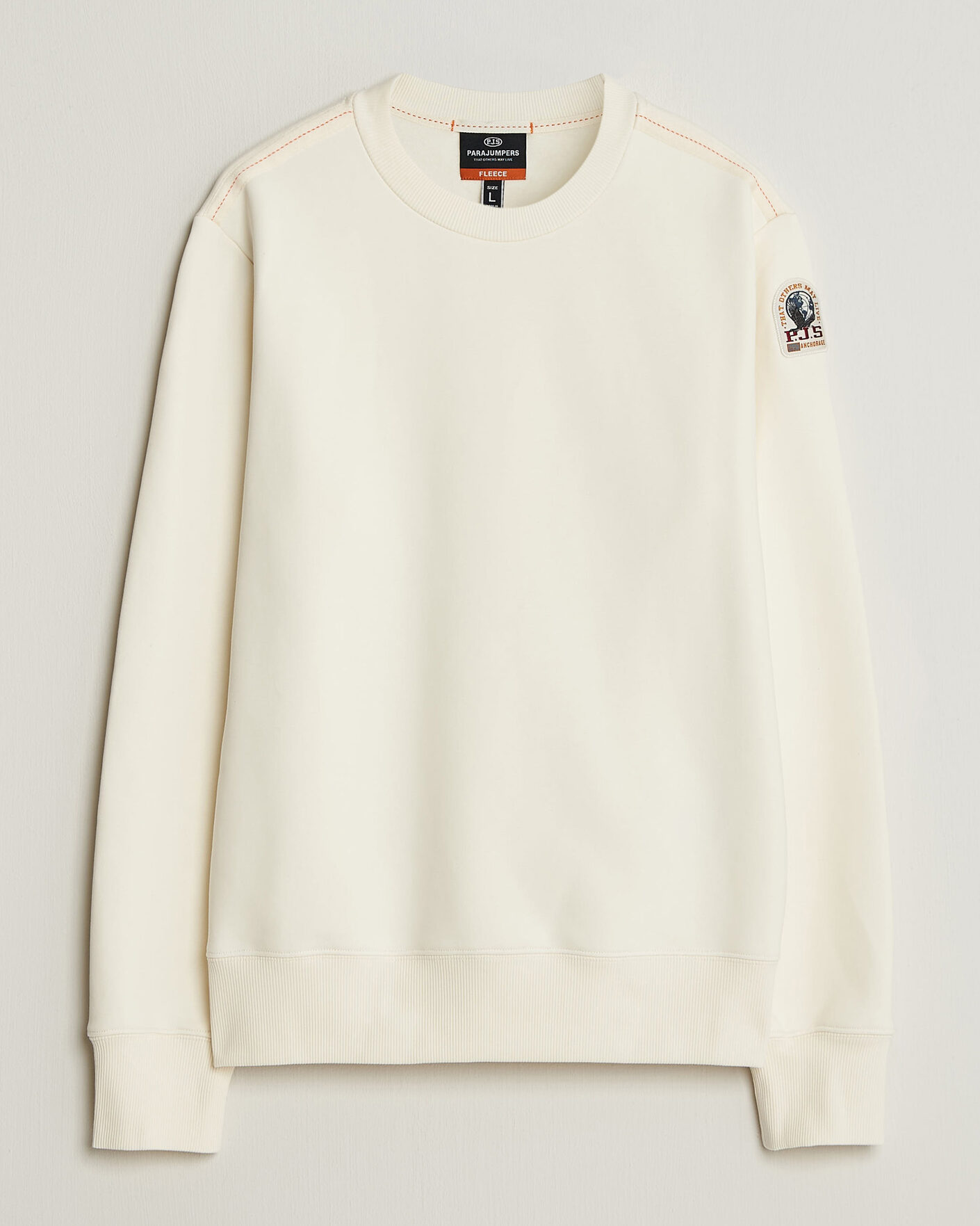 Hombres | Jerséis y prendas de punto | Parajumpers | K2 Super Easy Sweatshirt Warm Ivory