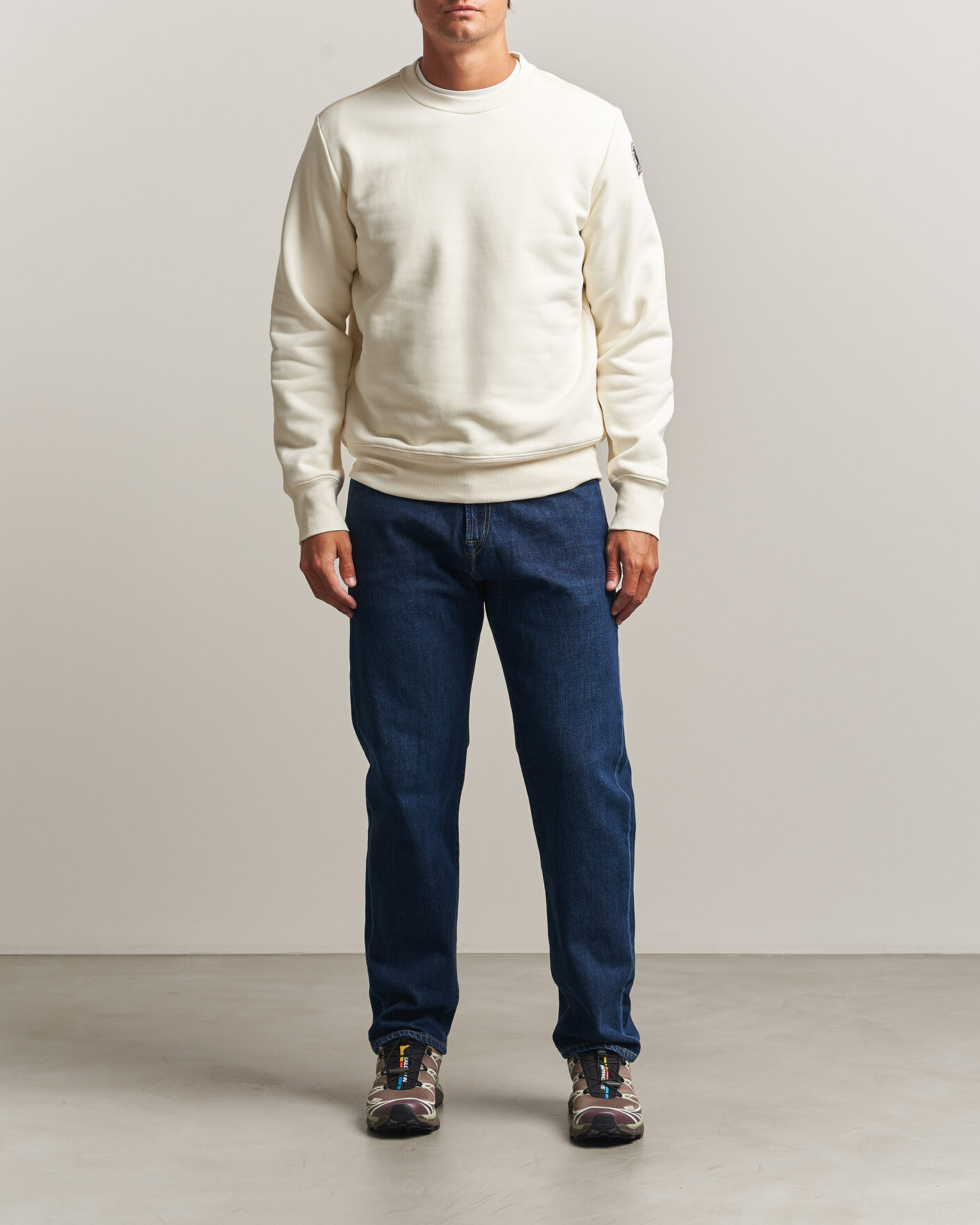 Hombres | Jerséis y prendas de punto | Parajumpers | K2 Super Easy Sweatshirt Warm Ivory