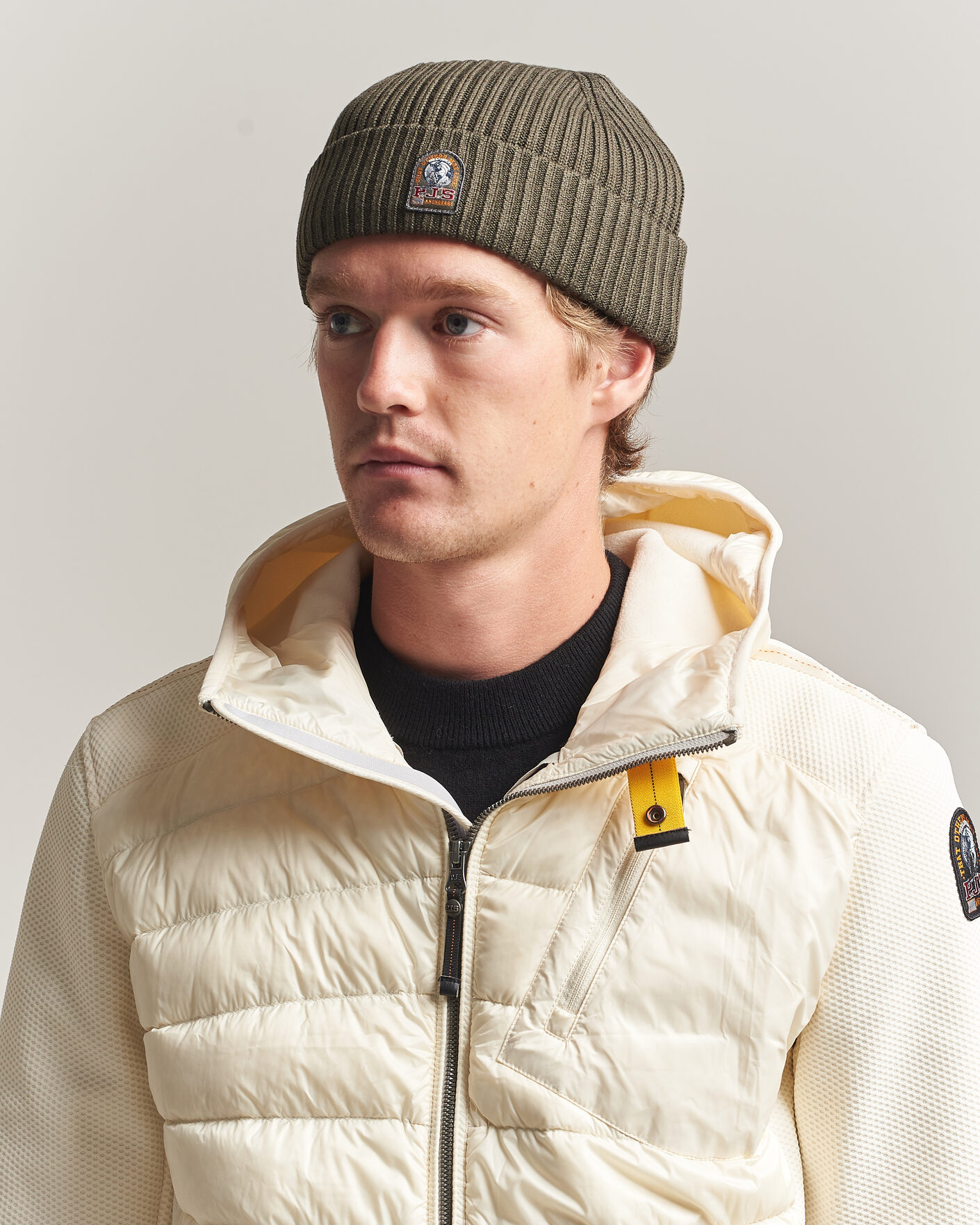 Hombres | Gorros | Parajumpers | Matio Ribbed Hat Taggia Olive