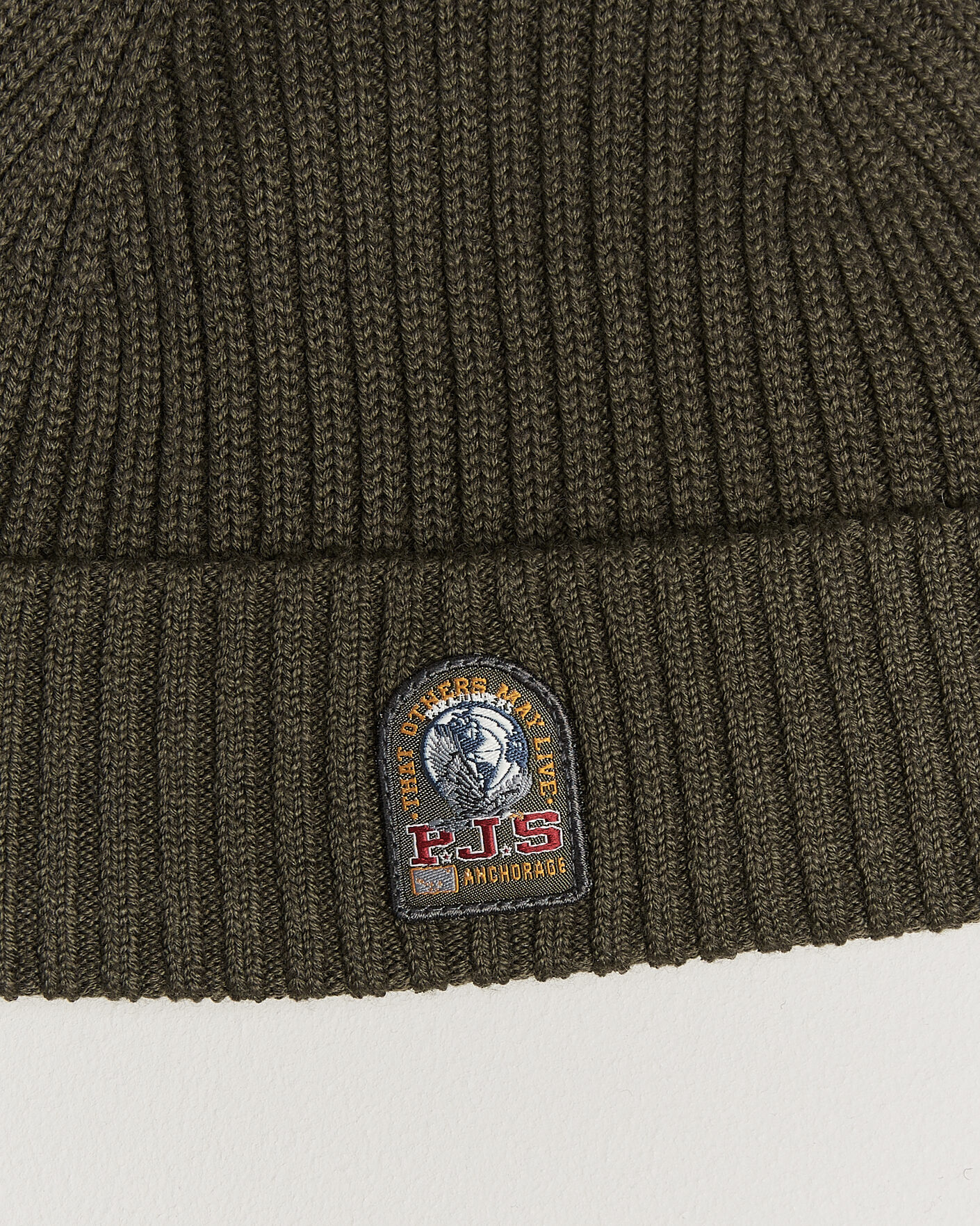 Hombres | Gorros | Parajumpers | Matio Ribbed Hat Taggia Olive