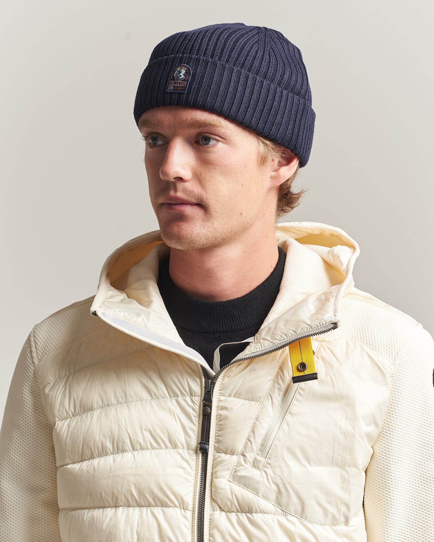 Hombres | Gorros | Parajumpers | Matio Ribbed Hat Blue Navy