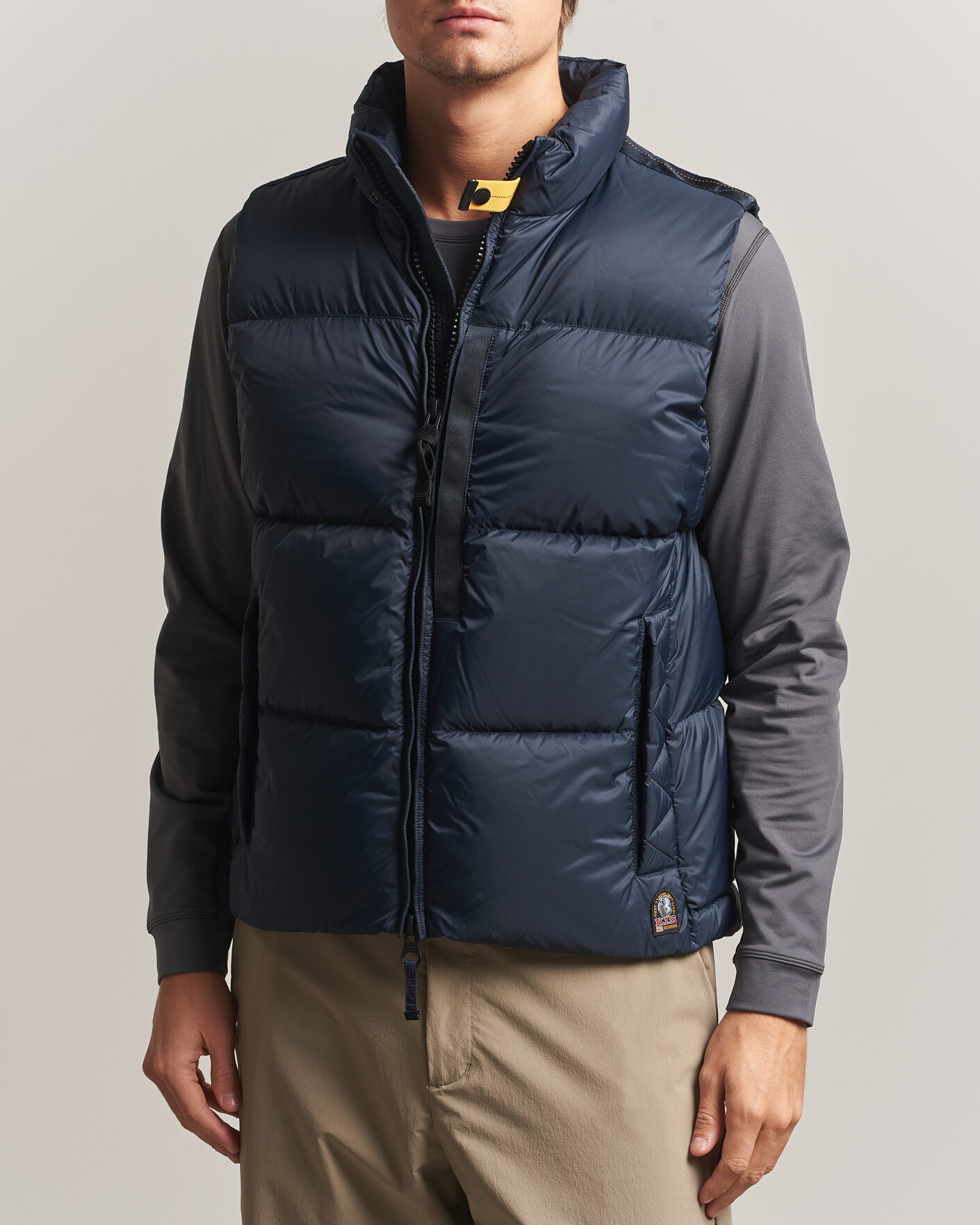 Hombres | Chalecos | Parajumpers | Roydale Ripstop Polar Puffer Vest Blue Navy