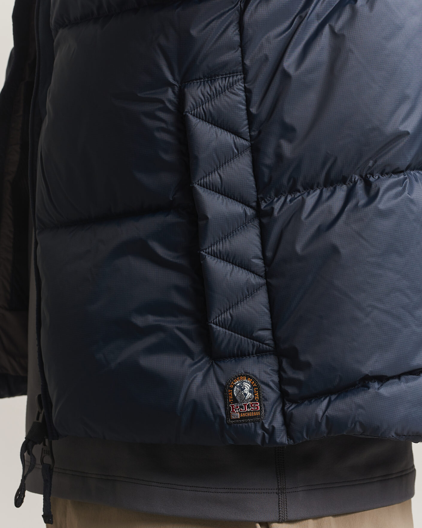 Hombres | Chalecos | Parajumpers | Roydale Ripstop Polar Puffer Vest Blue Navy