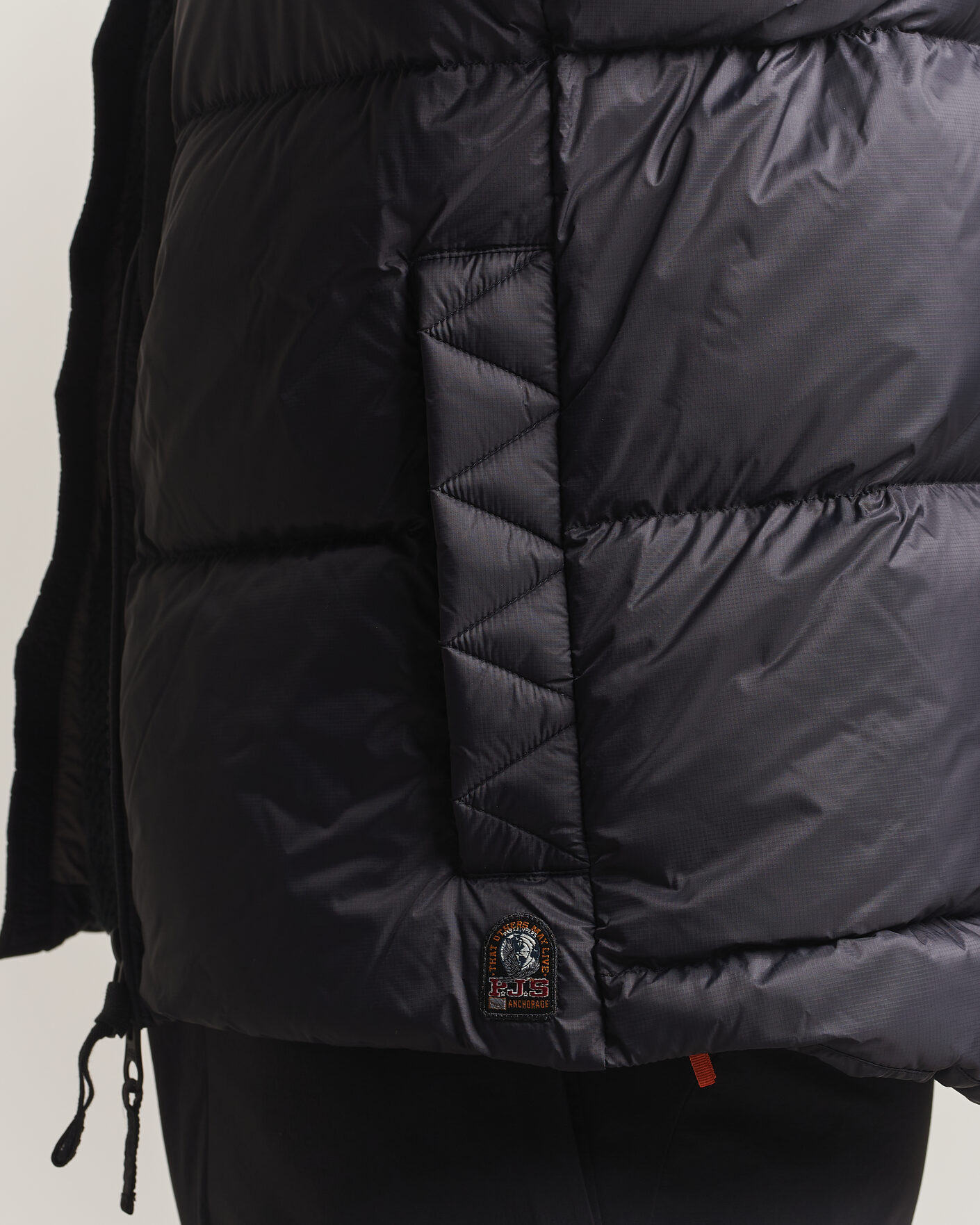 Hombres | Chalecos | Parajumpers | Roydale Ripstop Polar Puffer Vest Black
