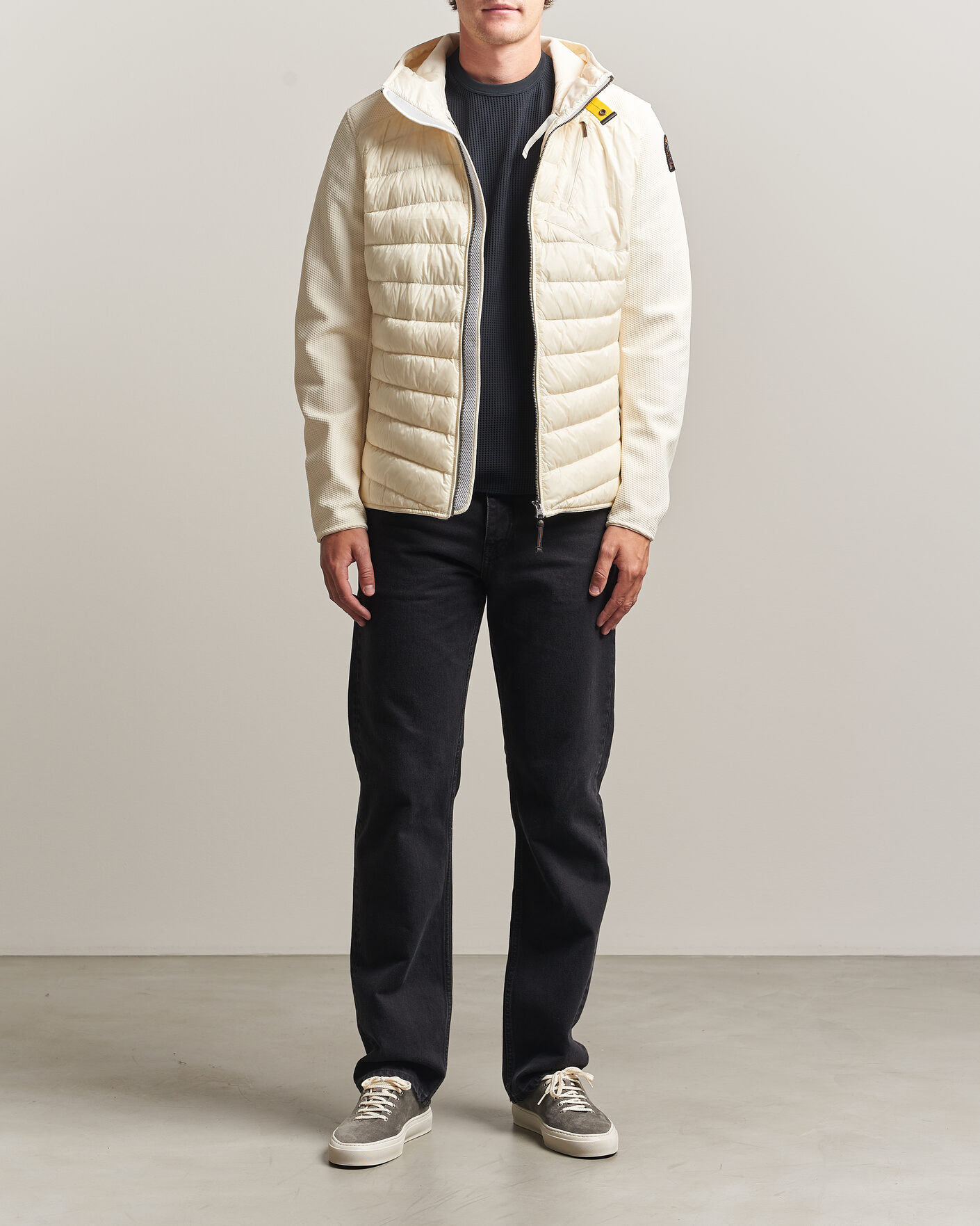 Hombres | Abrigos y chaquetas | Parajumpers | Nolan Warm Up Hybrid Hooded Jacket Warm Ivory