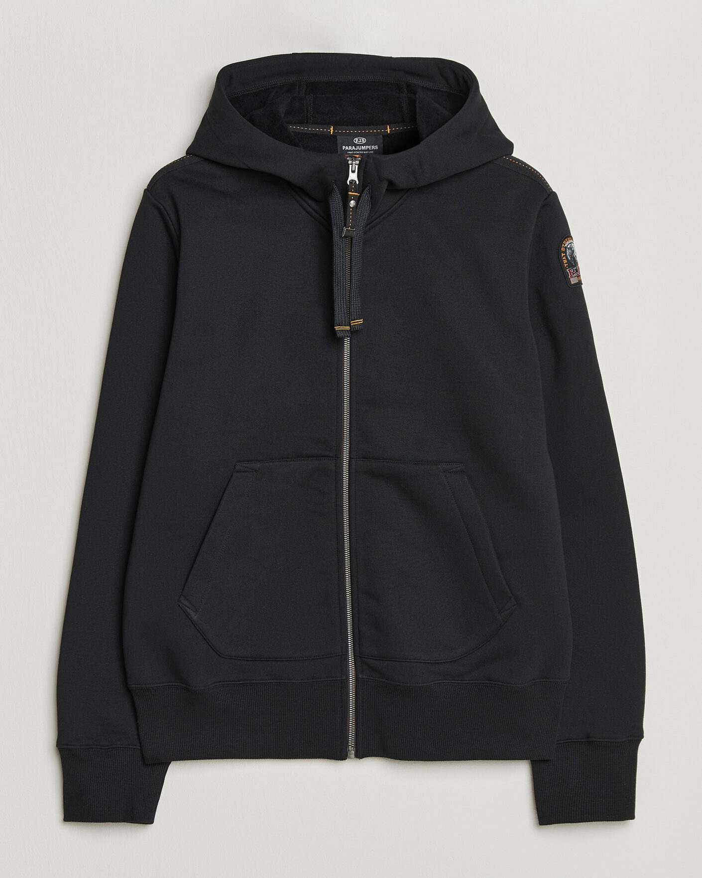 Hombres | Jerséis y prendas de punto | Parajumpers | Charlie Super Easy Full Zip Black