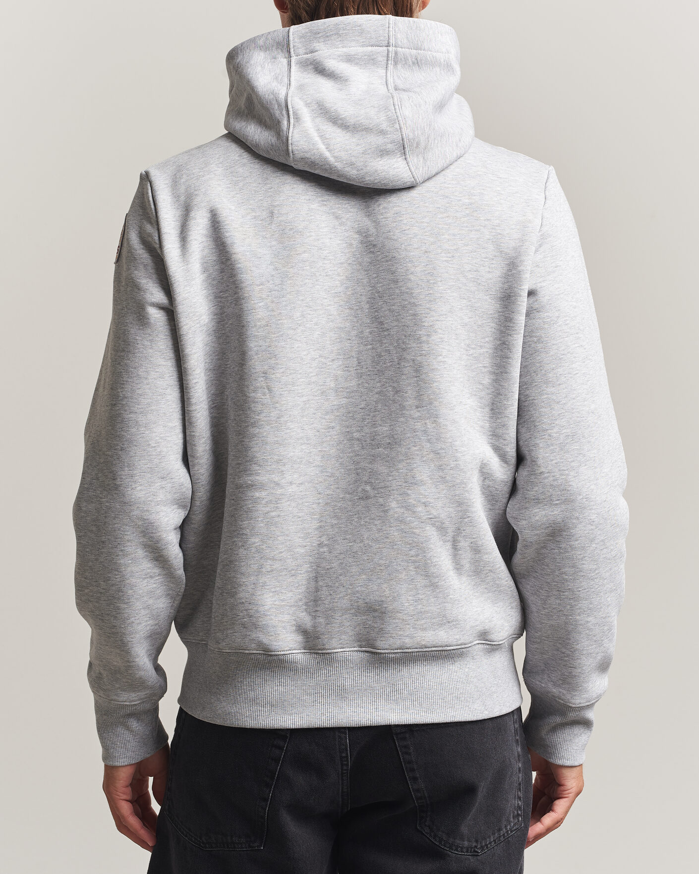 Hombres | Jerséis y prendas de punto | Parajumpers | Charlie Super Easy Full Zip Ash Grey Melange