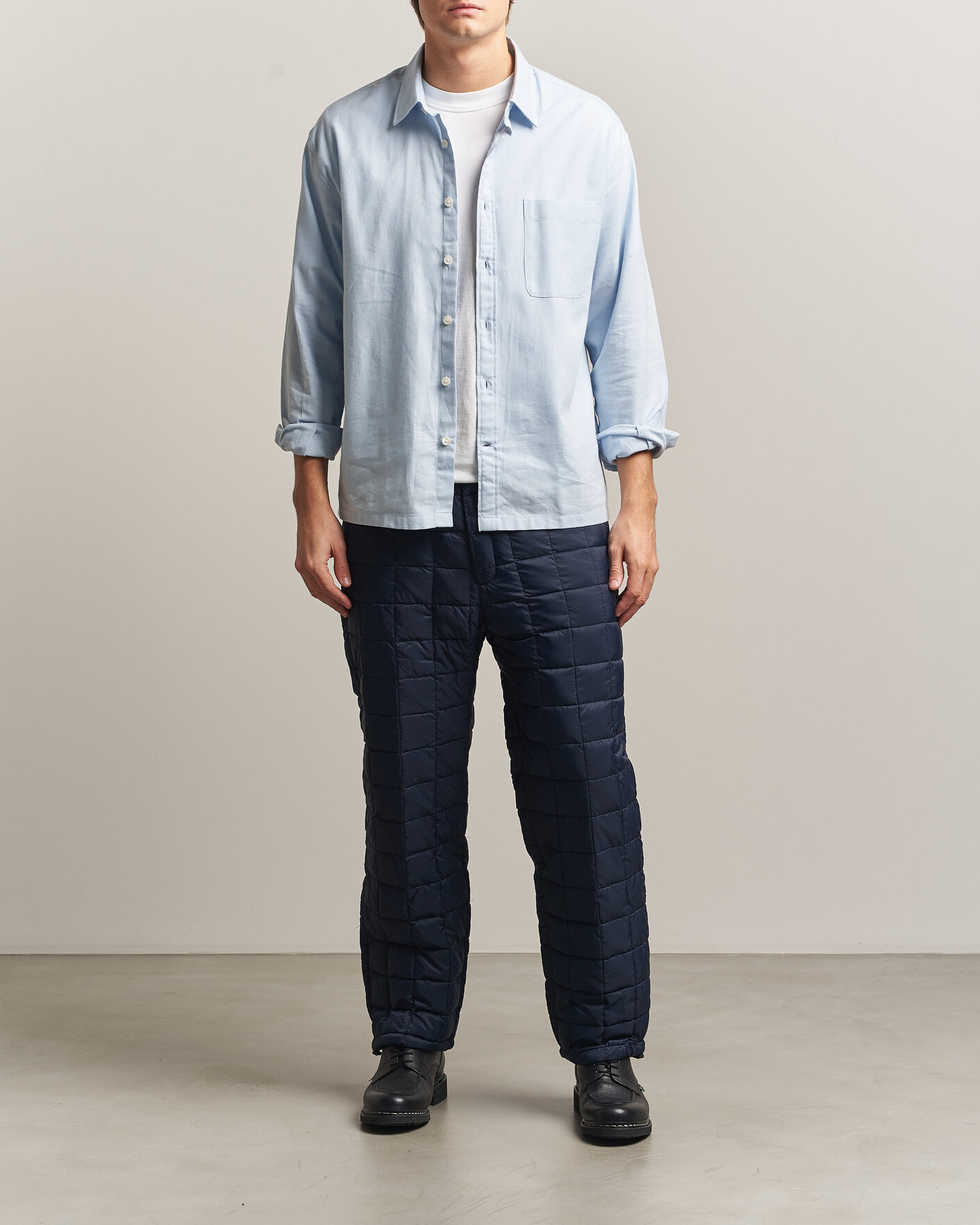 Hombres | Pantalones | TAION | Mountain Down Pants Dark Navy