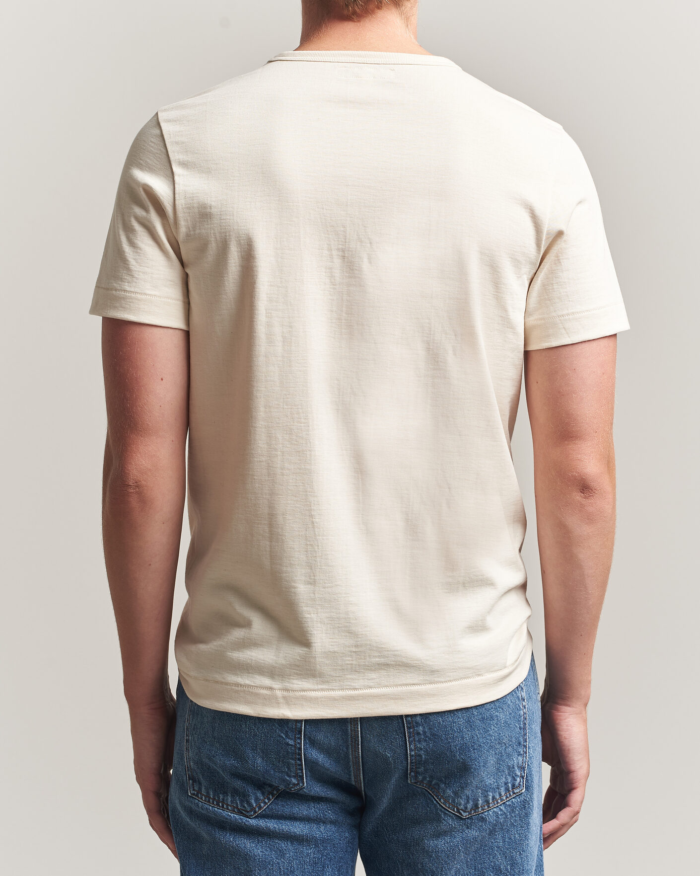 Hombres | Camisetas | Merz b. Schwanen | Classic Fit Loopwheeled T-Shirt Nature