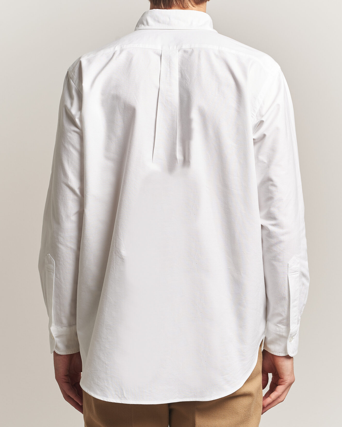 Hombres | Camisas | Kamakura Shirts | Ametora Japanese Oxford BD Shirt White