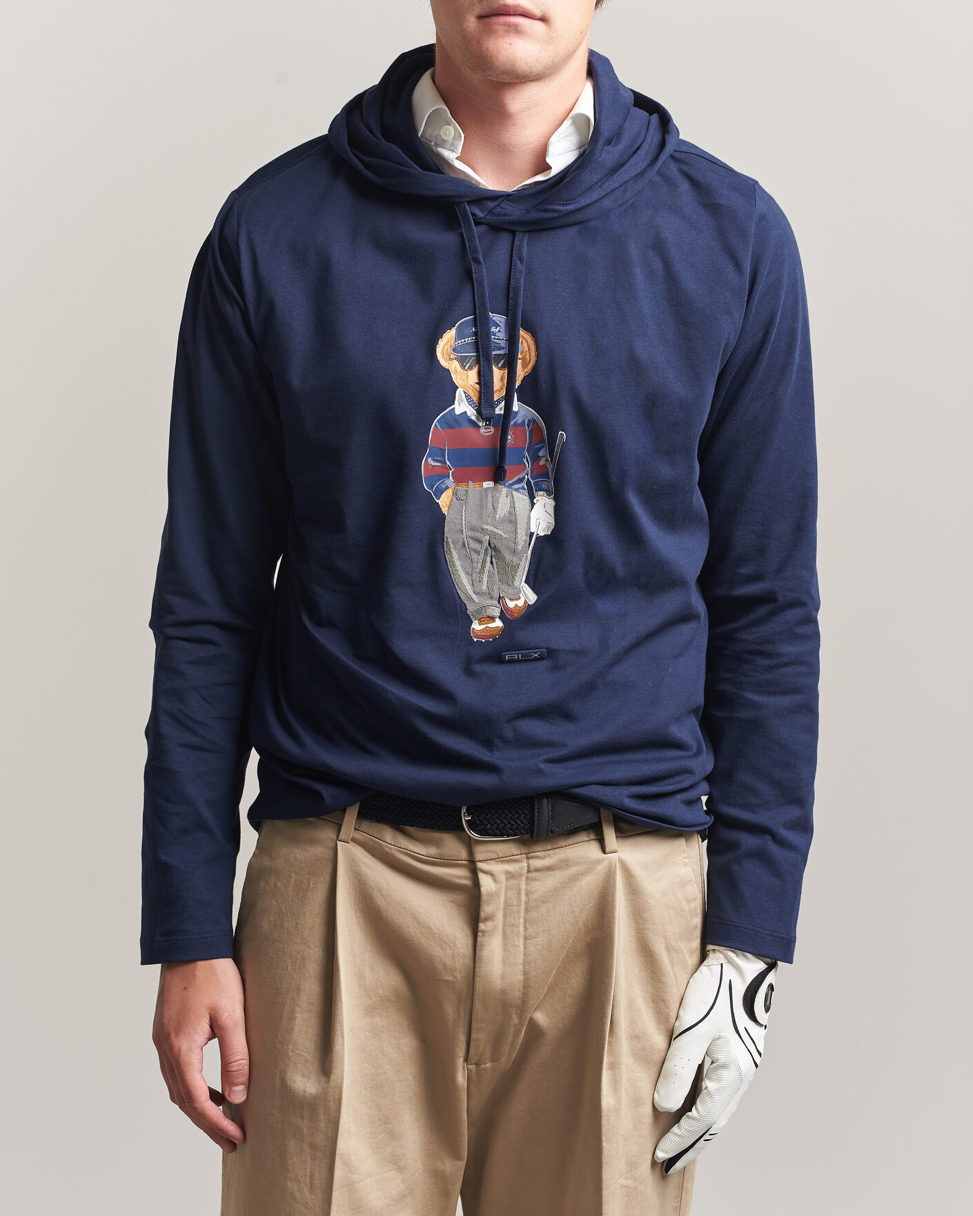 Hombres | Jerséis y prendas de punto | RLX Ralph Lauren | Bear Hoodie Refined Navy