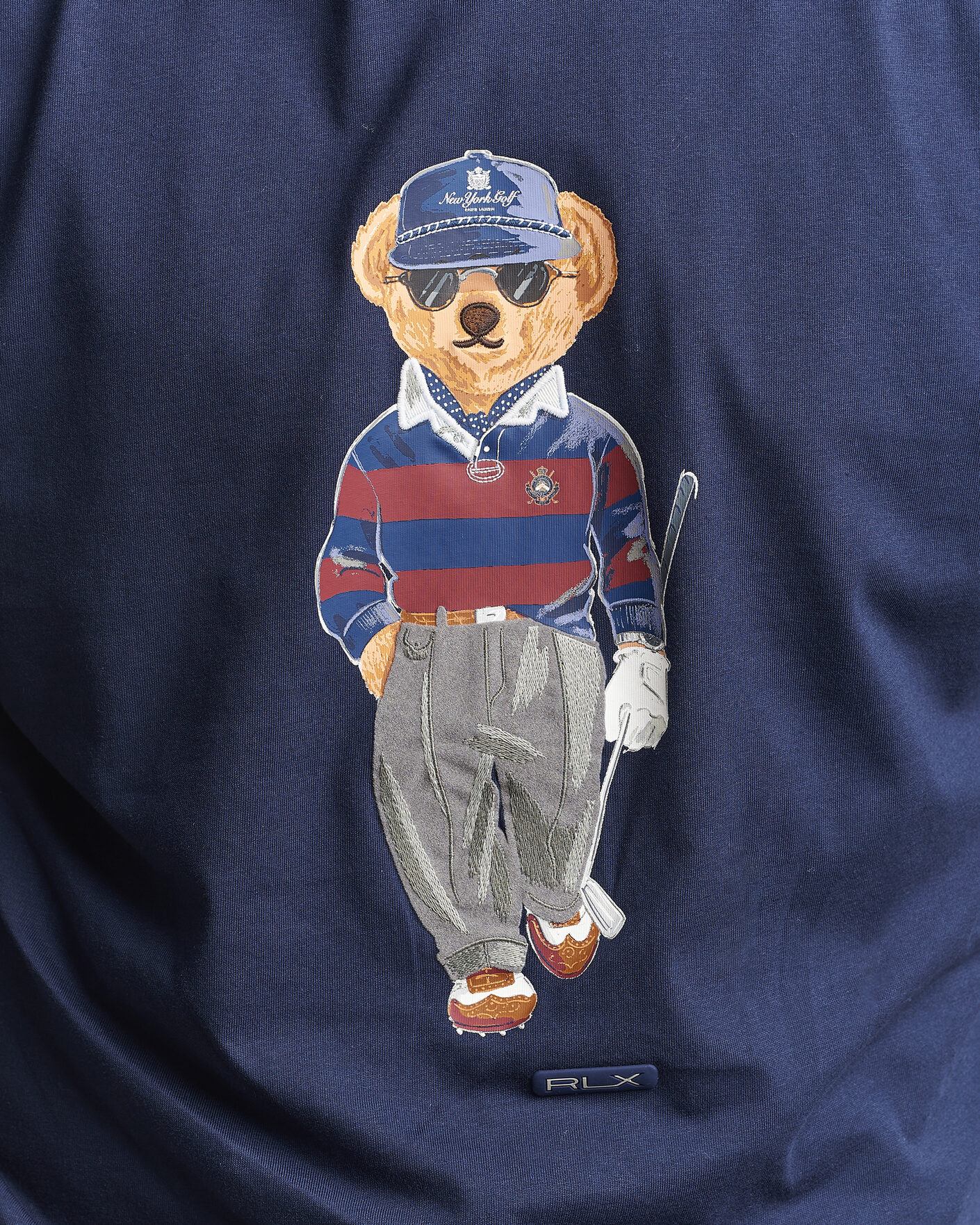 Hombres | Jerséis y prendas de punto | RLX Ralph Lauren | Bear Hoodie Refined Navy
