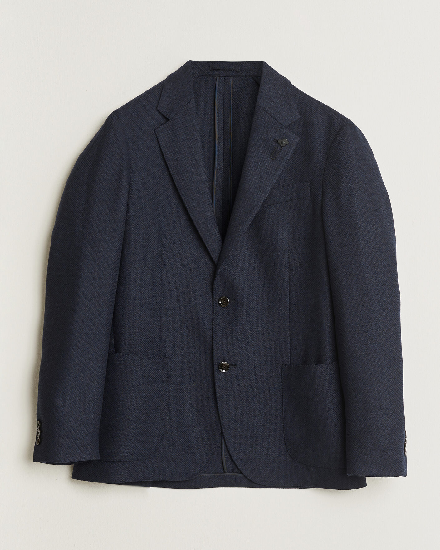 Hombres | Blazers | Lardini | Wool/Cashmere Blazer Navy