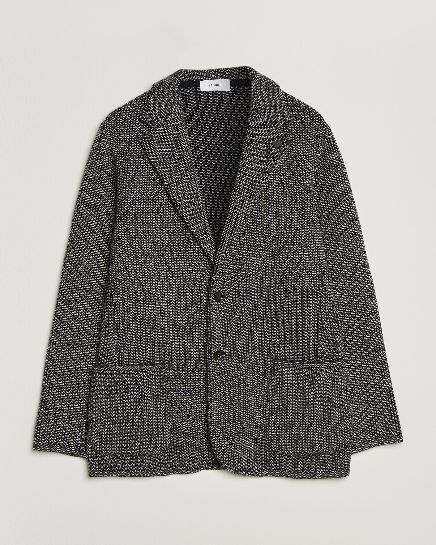 Hombres | Blazers | Lardini | Structured Cashmere Blazer Navy