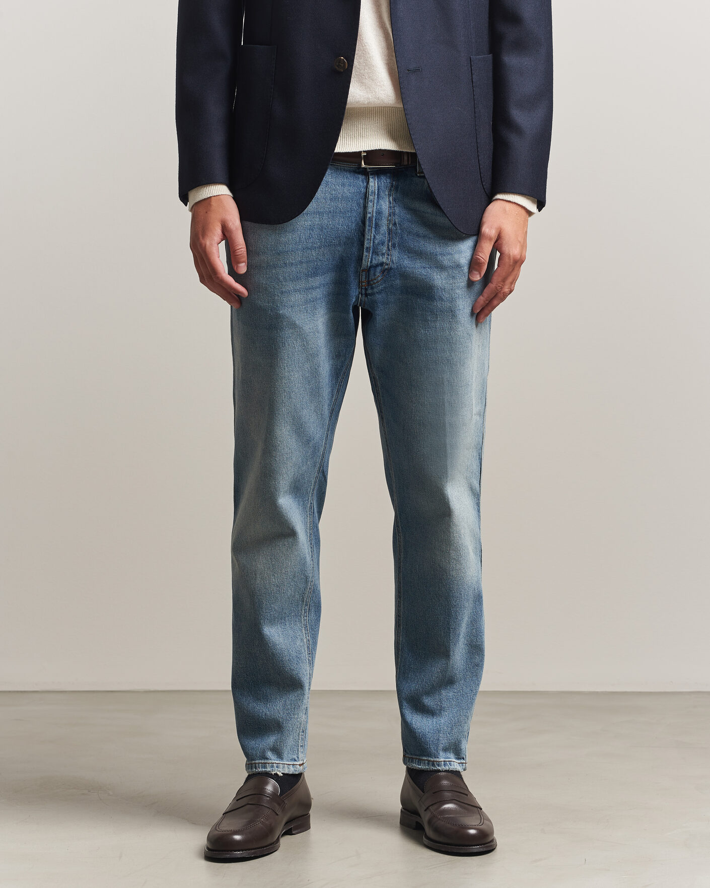 Hombres | Vaqueros | Lardini | Cotton Denim Blue