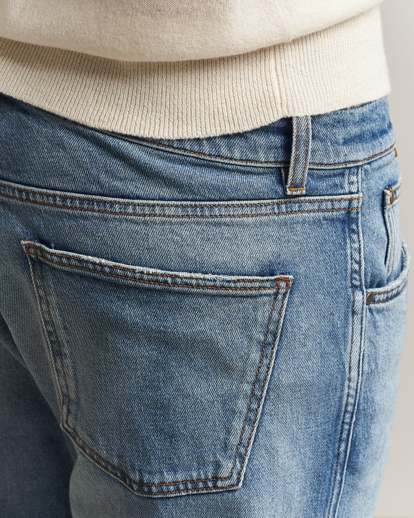 Hombres | Vaqueros | Lardini | Cotton Denim Blue