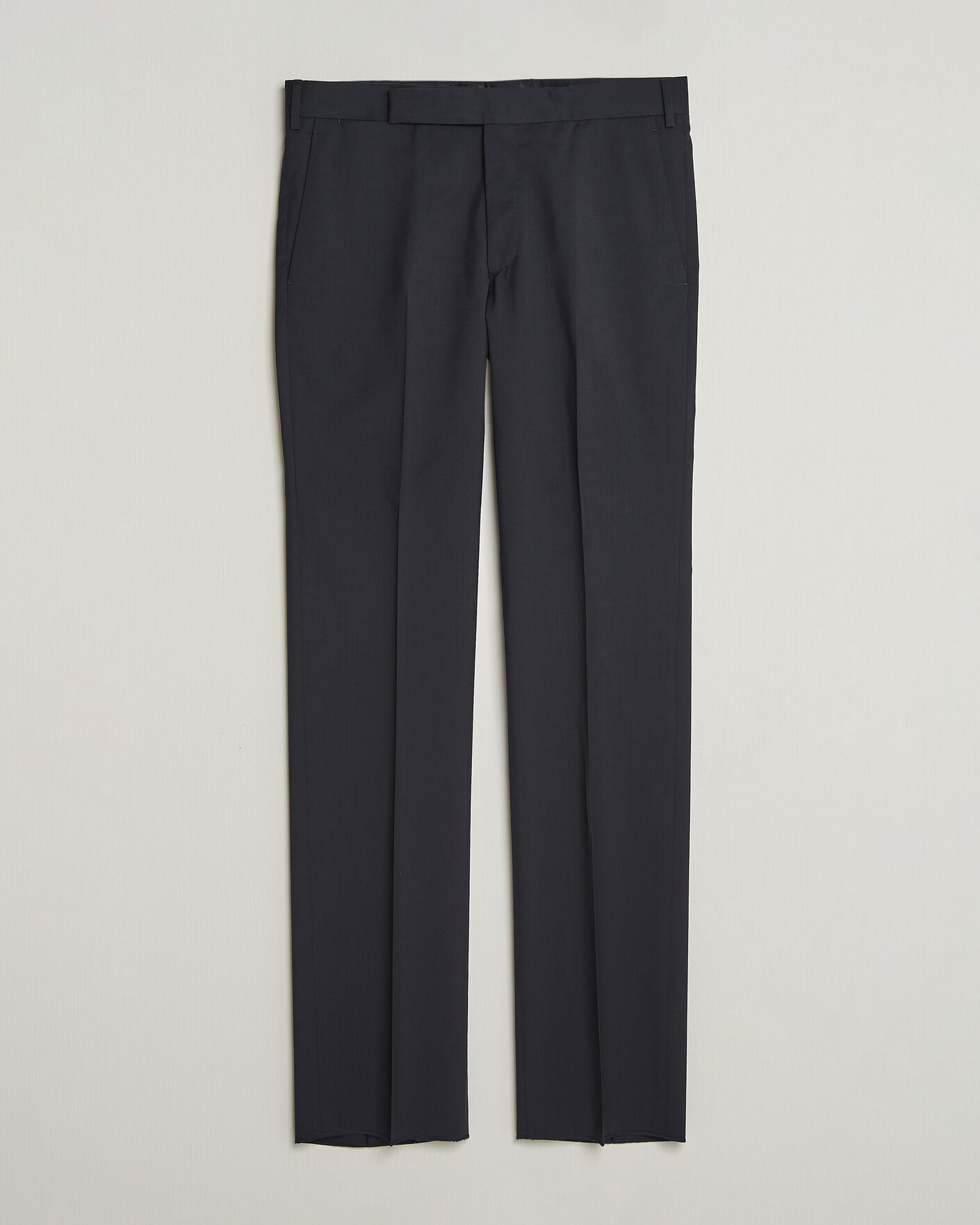 Hombres | Pantalones | Lardini | Straight Fit Wool Trousers Navy