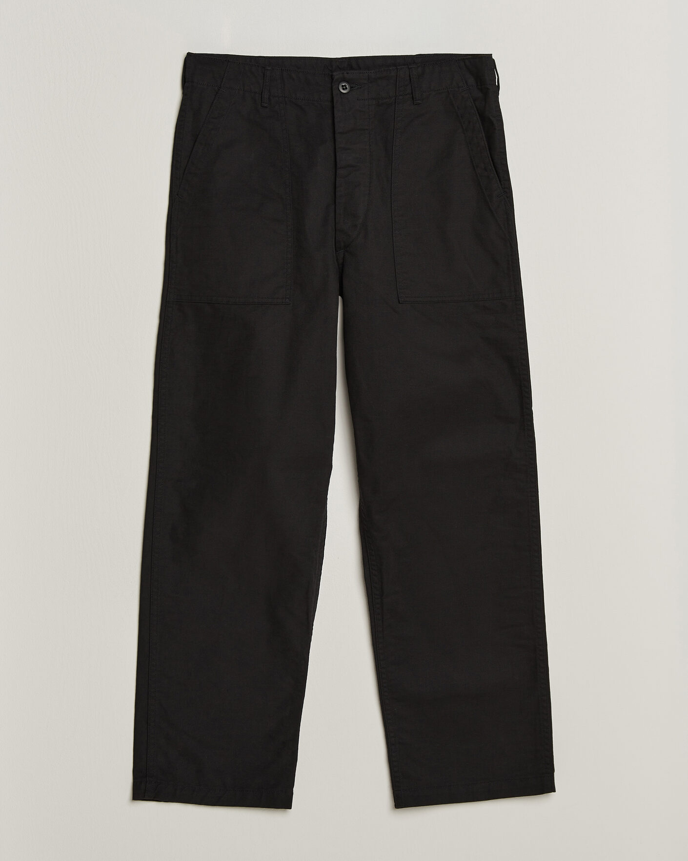 Hombres | Pantalones | orSlow | Regular Fit Original Sateen Fatigue Pants Black