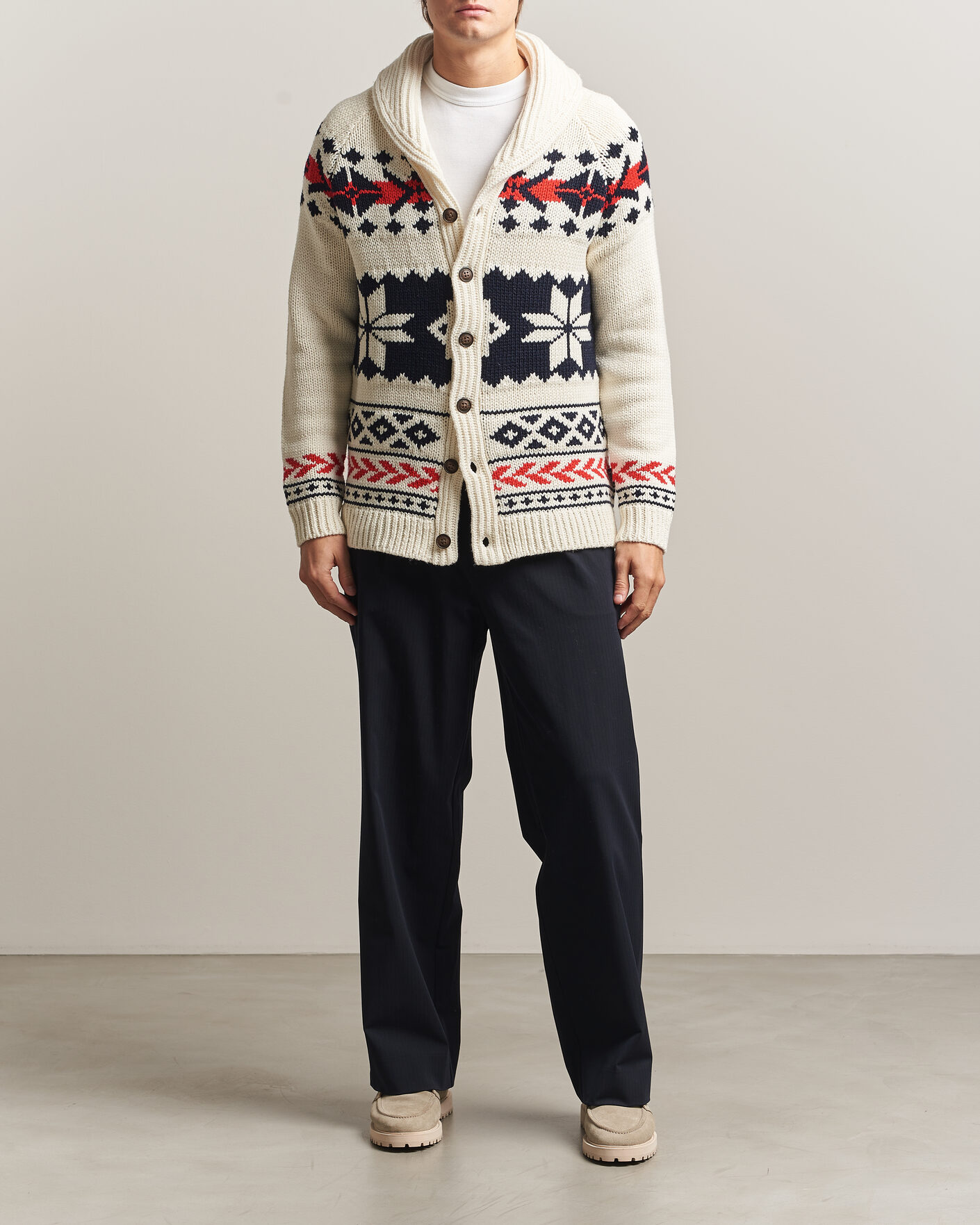 Hombres | Jerséis y prendas de punto | MC2 Saint Barth | Archer Cardigan Nordic Aztec