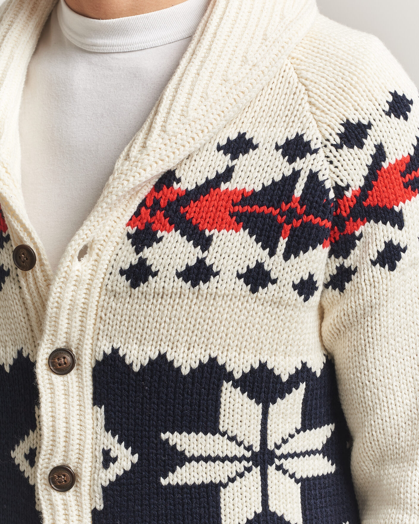 Hombres | Jerséis y prendas de punto | MC2 Saint Barth | Archer Cardigan Nordic Aztec