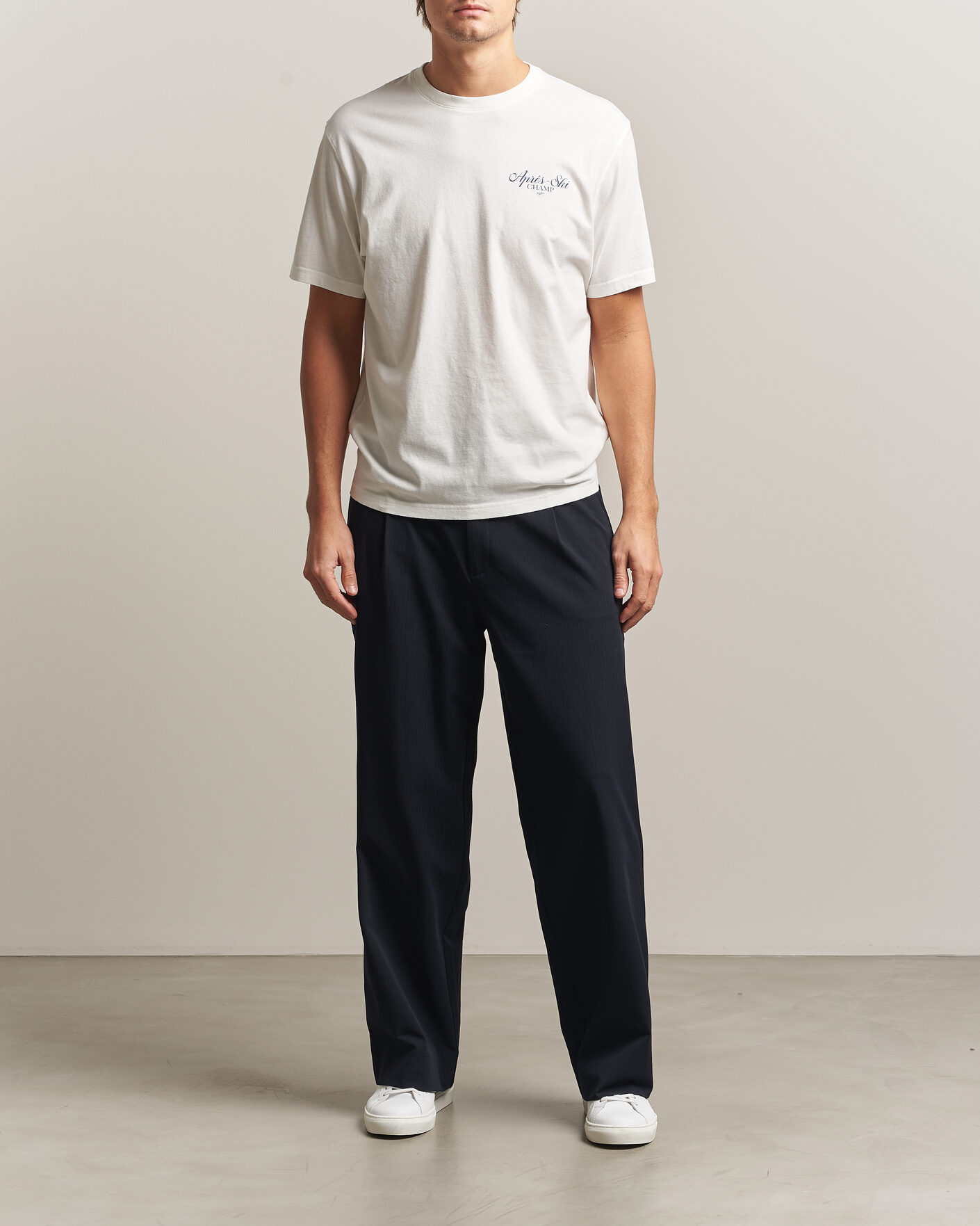 Hombres | Camisetas | MC2 Saint Barth | Back Printed Cotton T-Shirt Ski Post Race