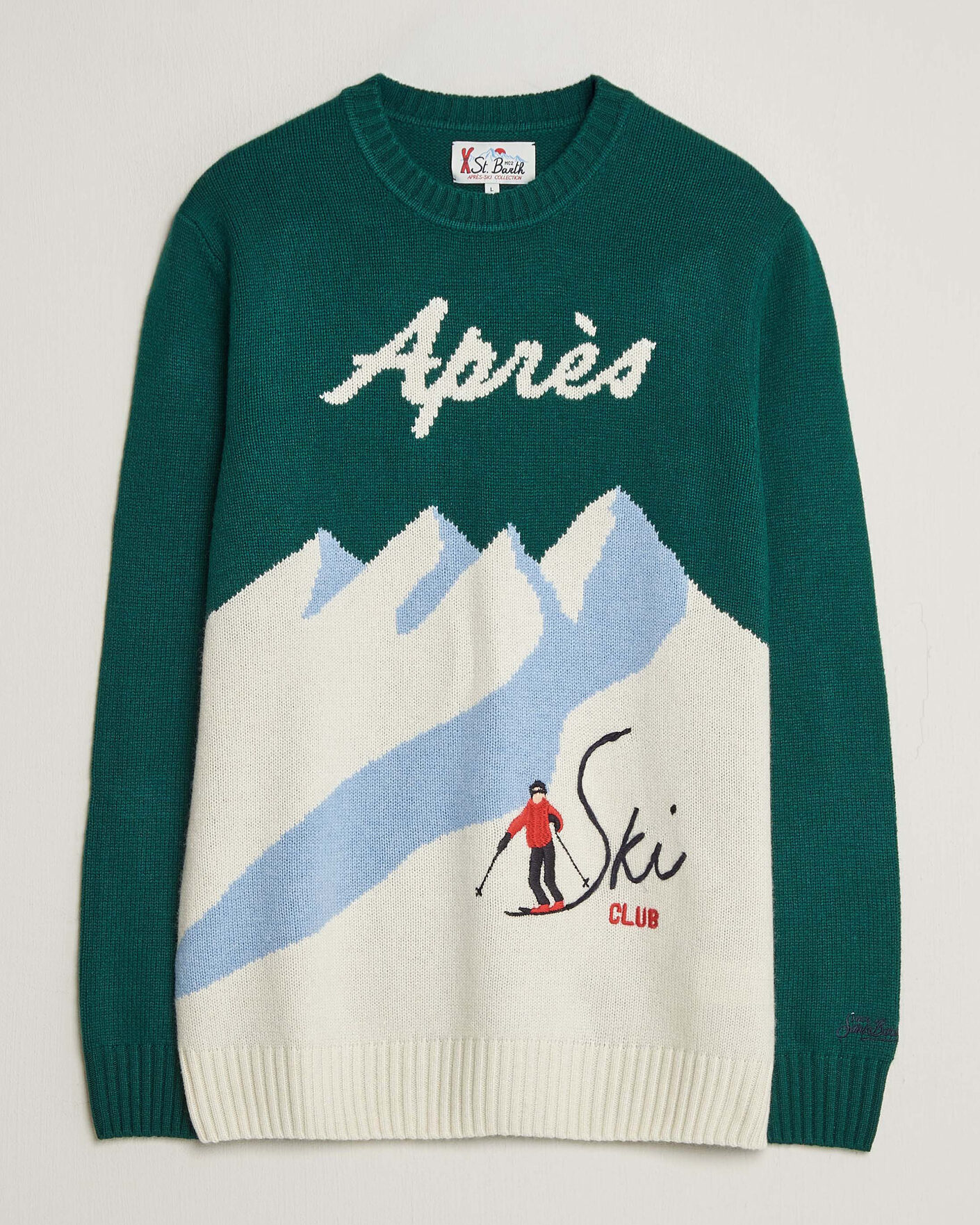 Hombres | Jerséis y prendas de punto | MC2 Saint Barth | Bombardino Printed Sweater Apres Ski Club