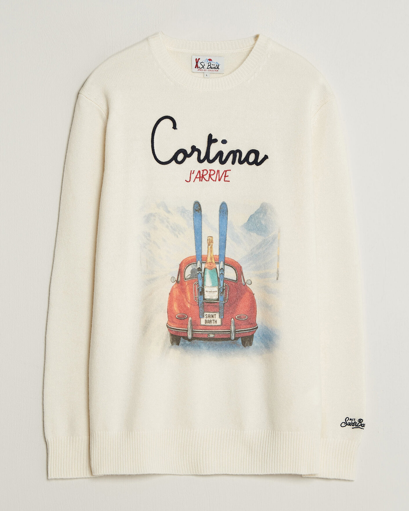Hombres | Jerséis y prendas de punto | MC2 Saint Barth | Heron Printed Sweater Cortina
