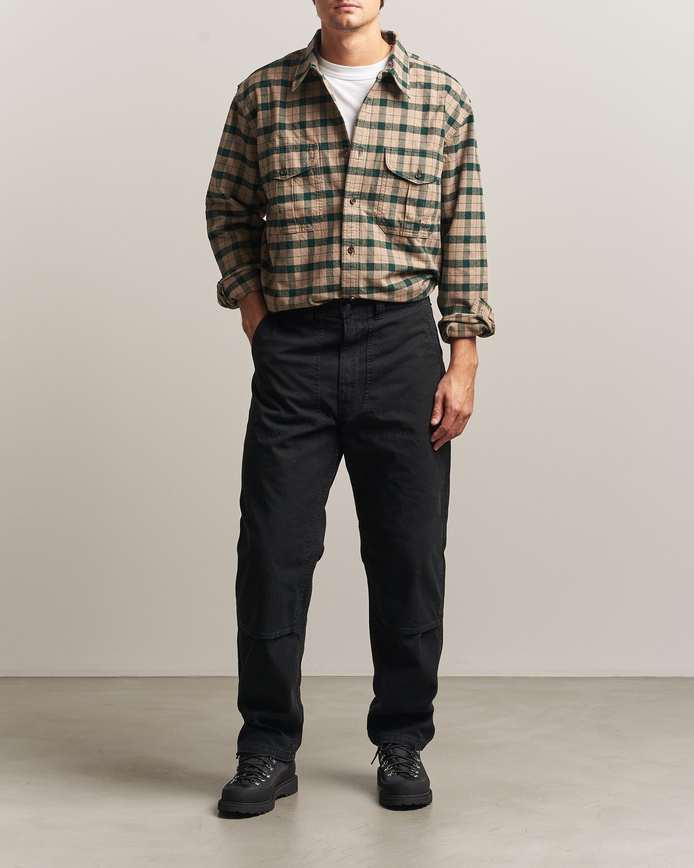 Hombres | Camisas | Filson | Checked Alaskan Guide Shirt Oatmeal