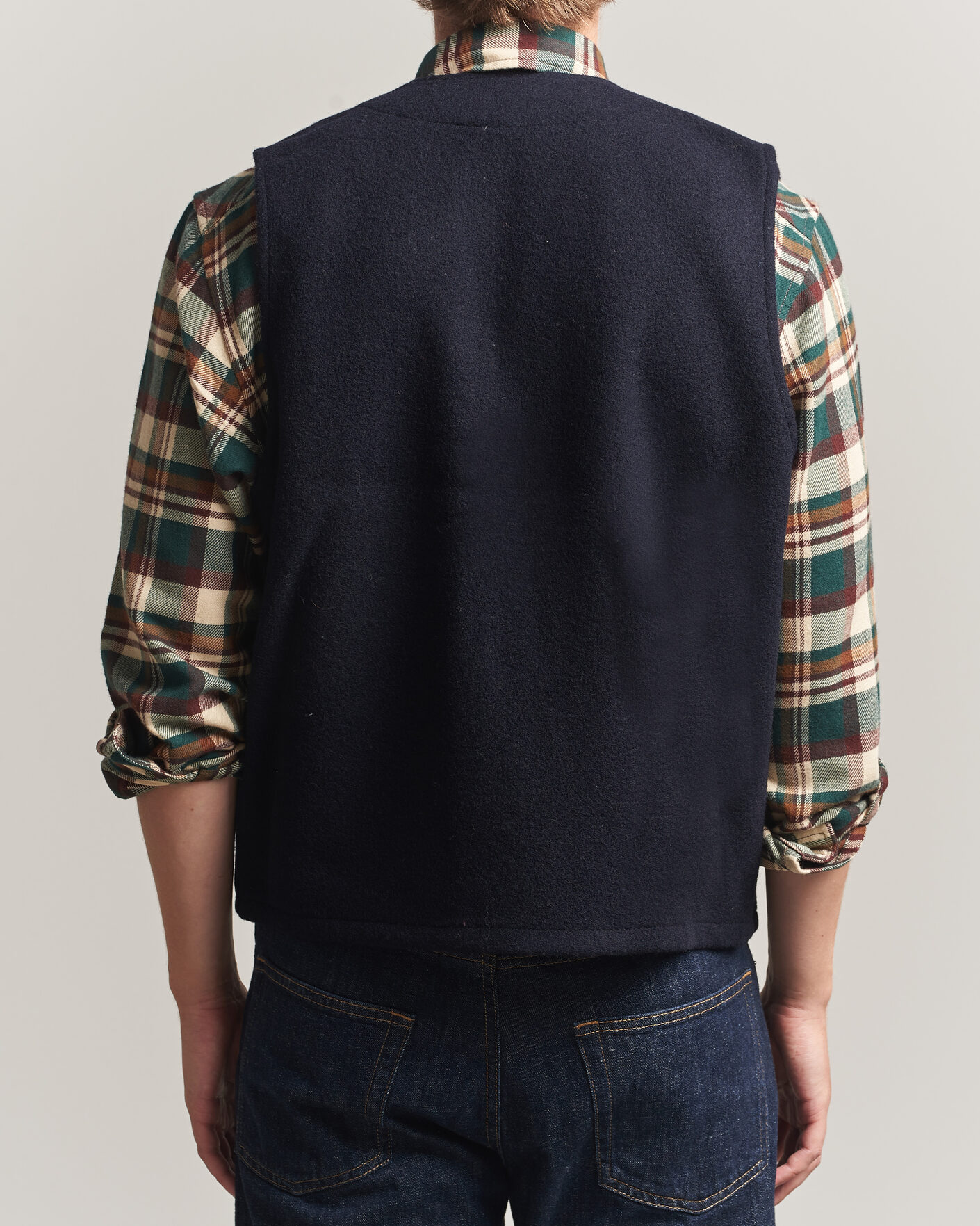 Hombres | Chalecos | Filson | Mackinaw Wool Vest Navy
