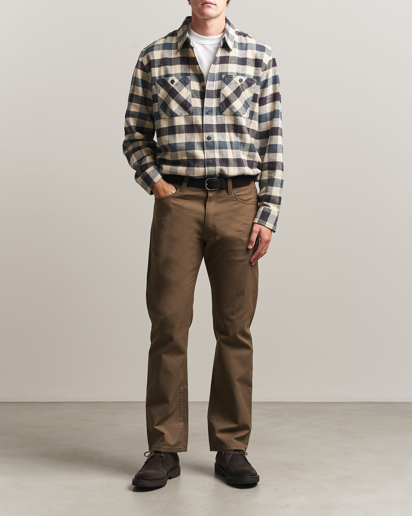 Hombres | Pantalones | Filson | Dry Tin 5-Pocket Pants Marsh Olive