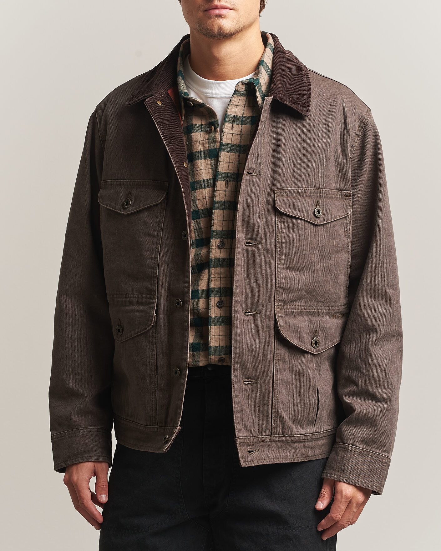 Hombres | Abrigos y chaquetas | Filson | Rustic Canvas Journeyman Canvas Jacket Bark