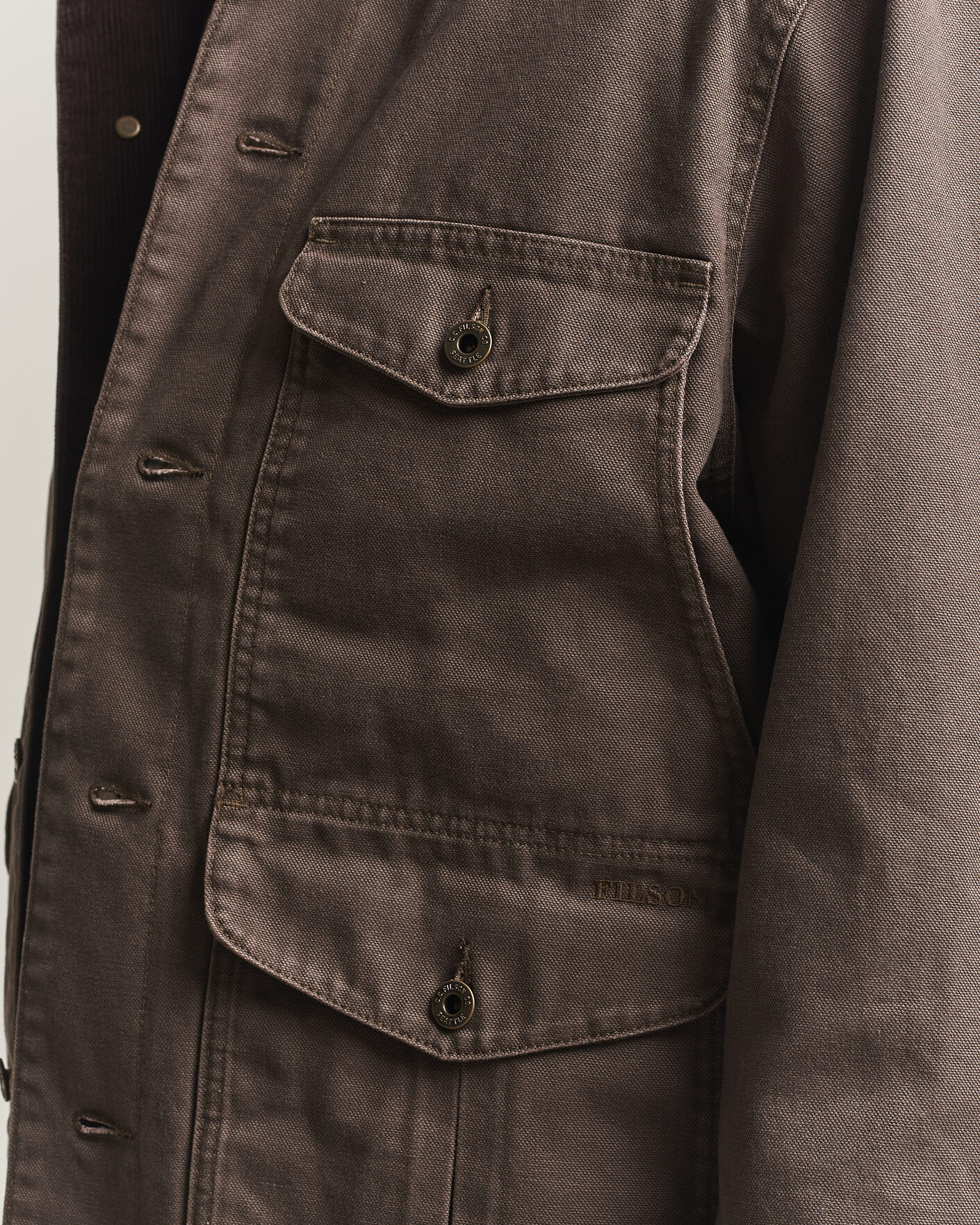 Hombres | Abrigos y chaquetas | Filson | Rustic Canvas Journeyman Canvas Jacket Bark