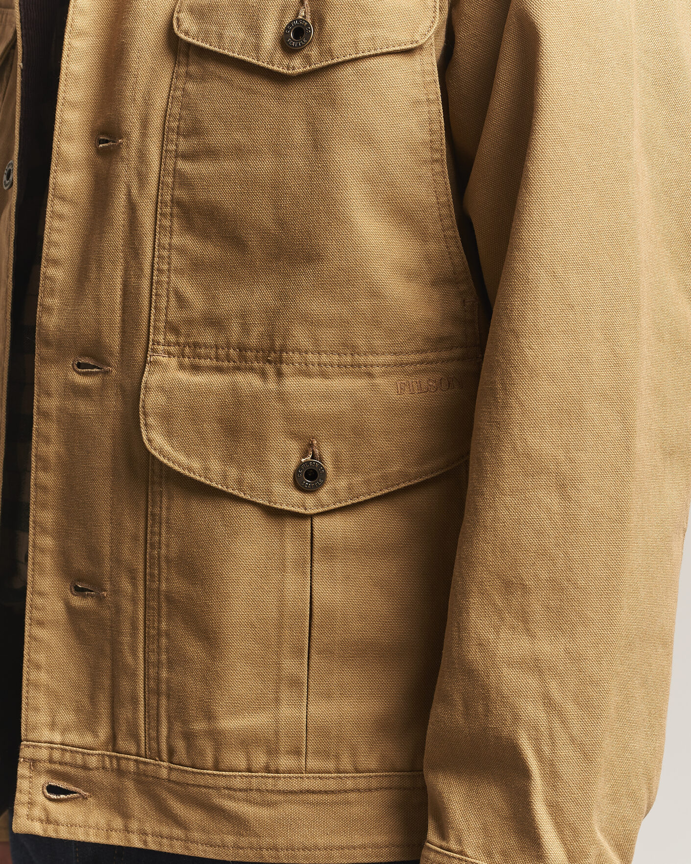 Hombres | Abrigos y chaquetas | Filson | Rustic Canvas Journeyman Canvas Jacket Antique Bronze