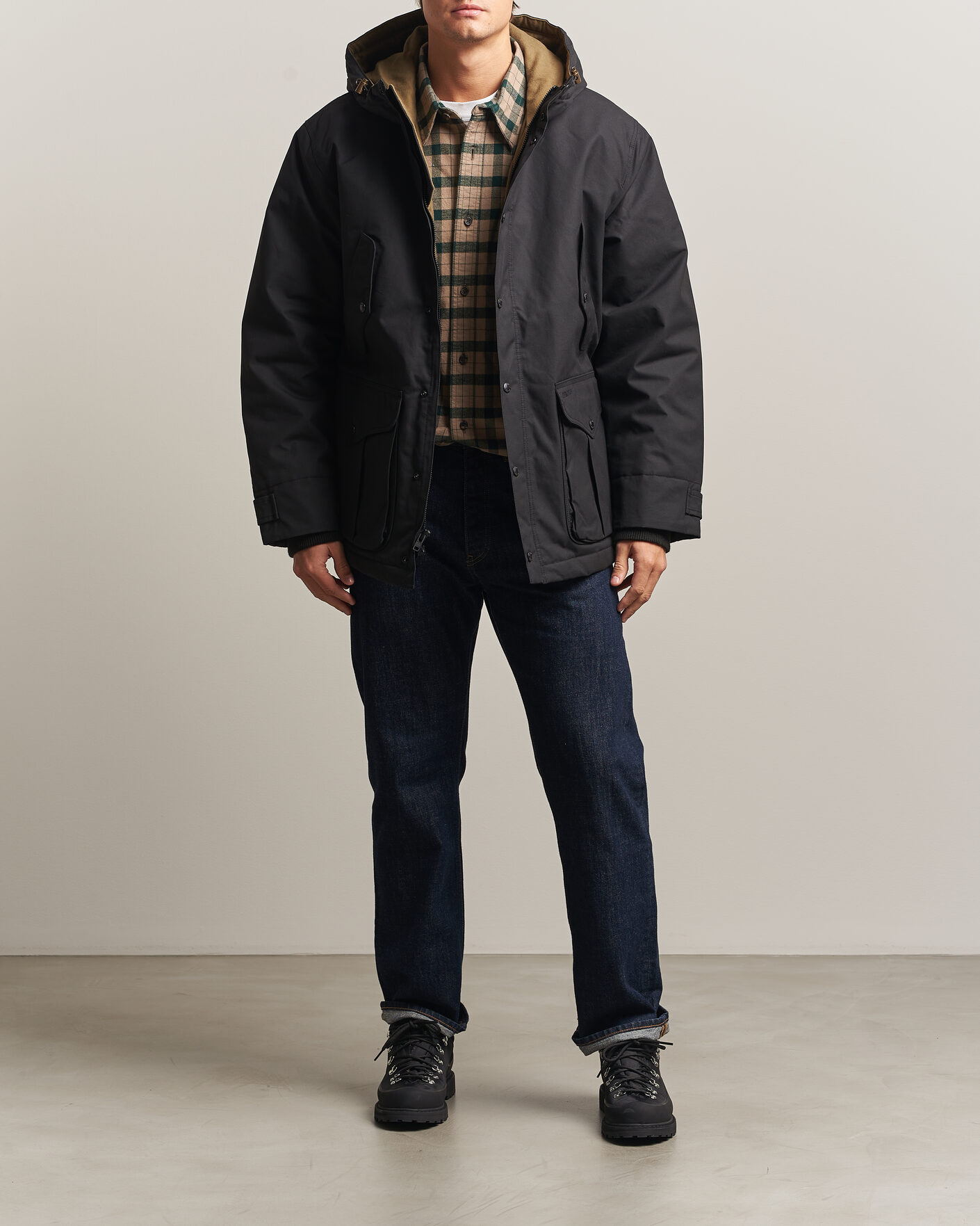 Hombres | Abrigos y chaquetas | Filson | Waxed Mountain Parka Black