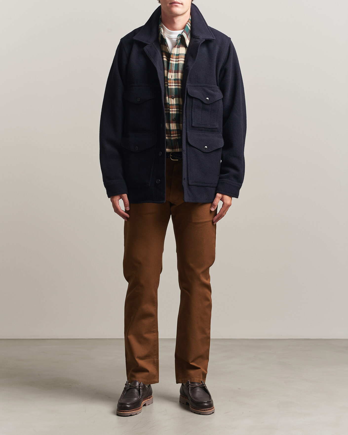 Hombres | Abrigos y chaquetas | Filson | Mackinaw Wool Cruiser Dark Navy