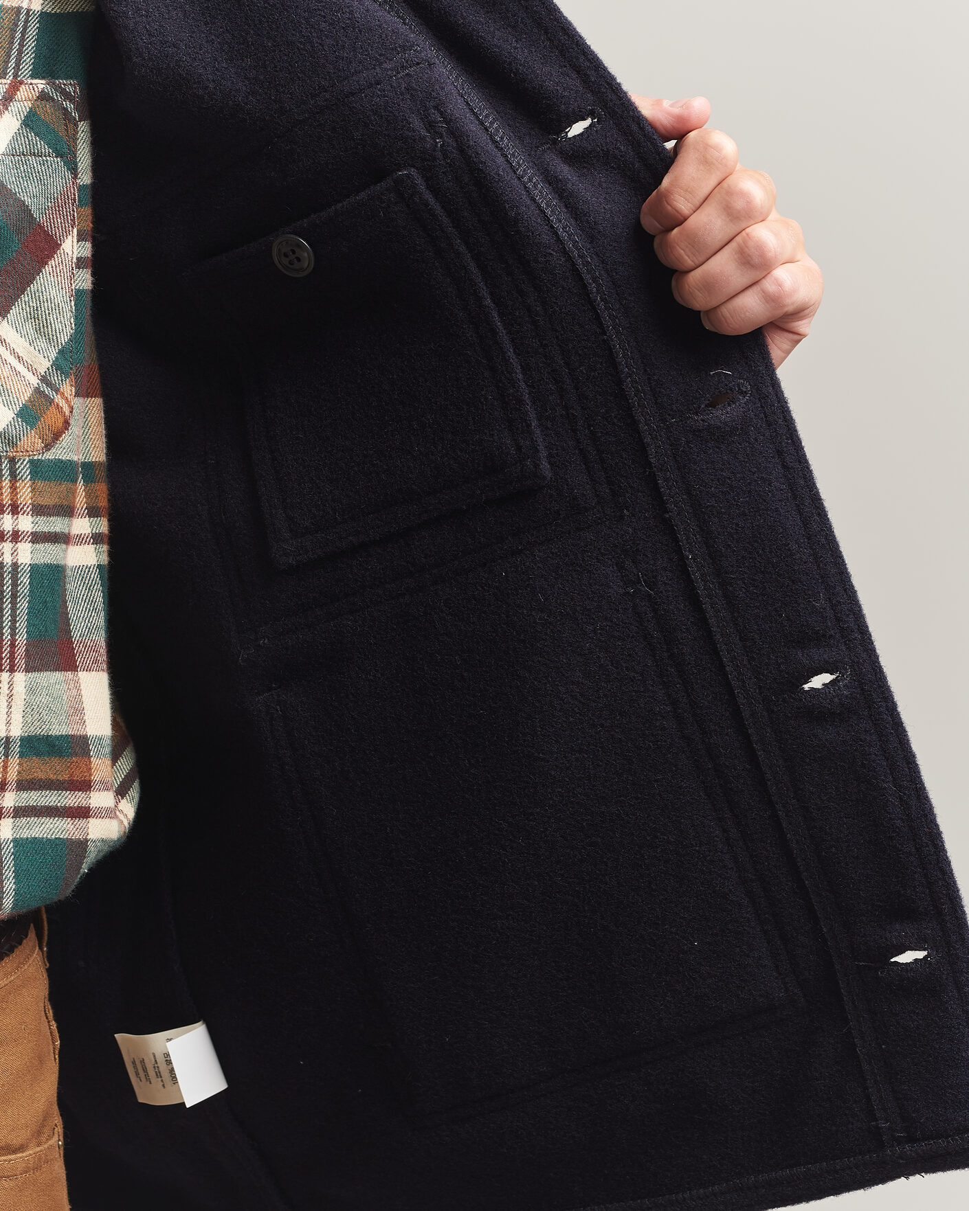Hombres | Abrigos y chaquetas | Filson | Mackinaw Wool Cruiser Dark Navy