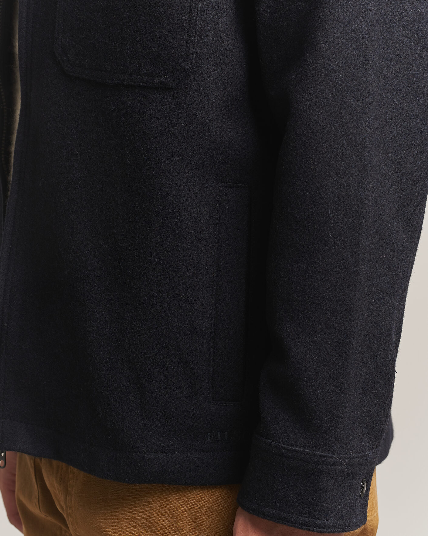 Hombres | Abrigos y chaquetas | Filson | Wool Cruiser Jac Shirt Dark Navy