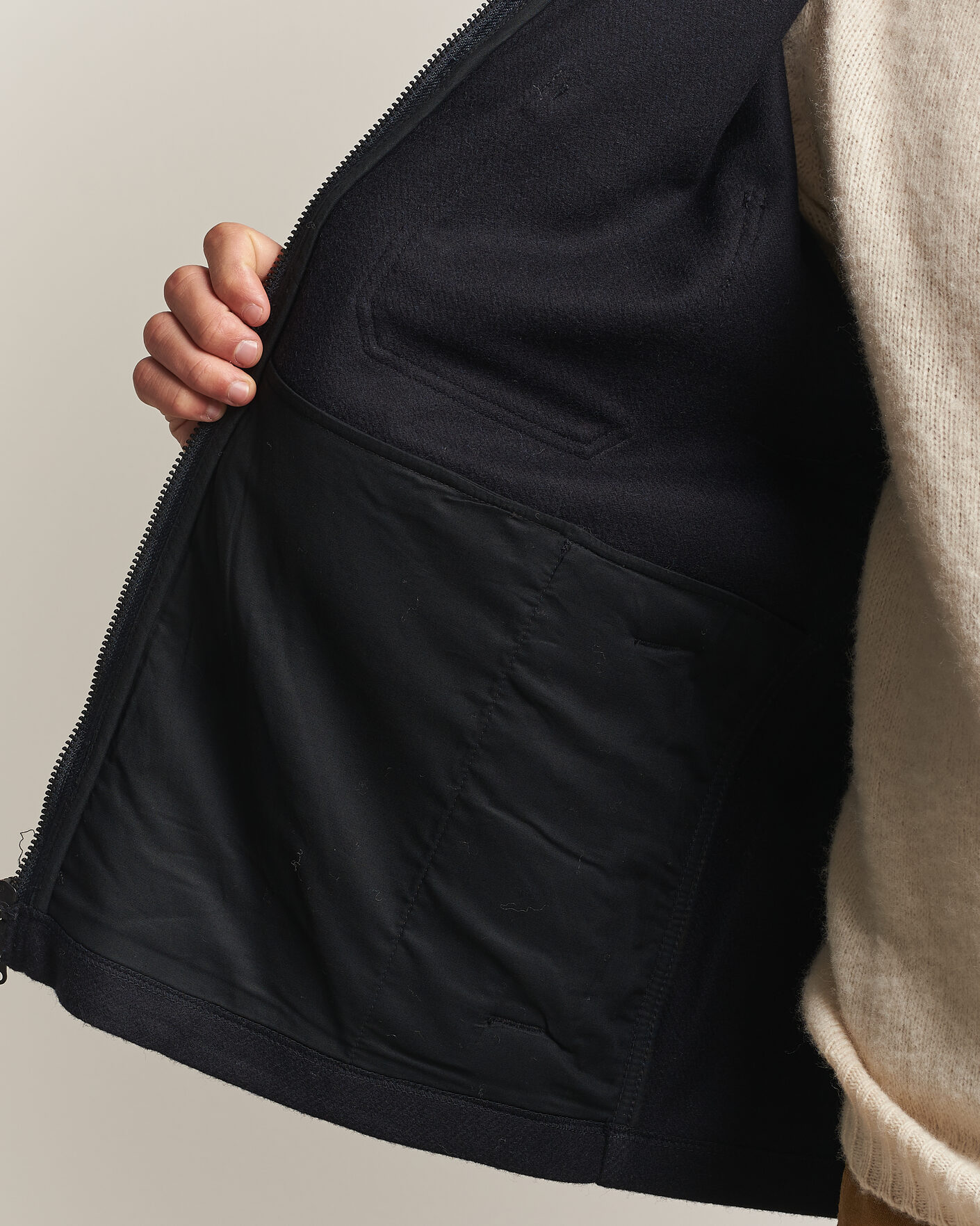 Hombres | Abrigos y chaquetas | Filson | Wool Cruiser Jac Shirt Dark Navy