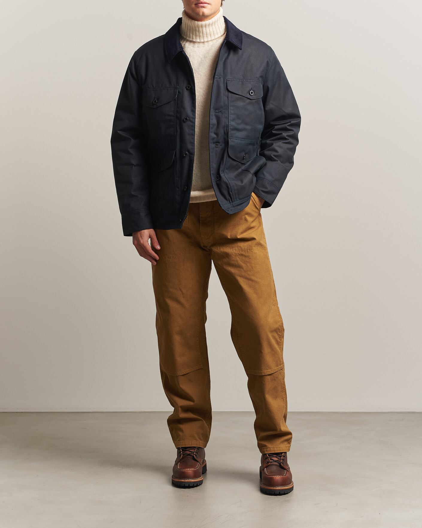 Hombres | Abrigos y chaquetas | Filson | Journeyman Cotton Shelter Cloth Jacket Harbor Blue