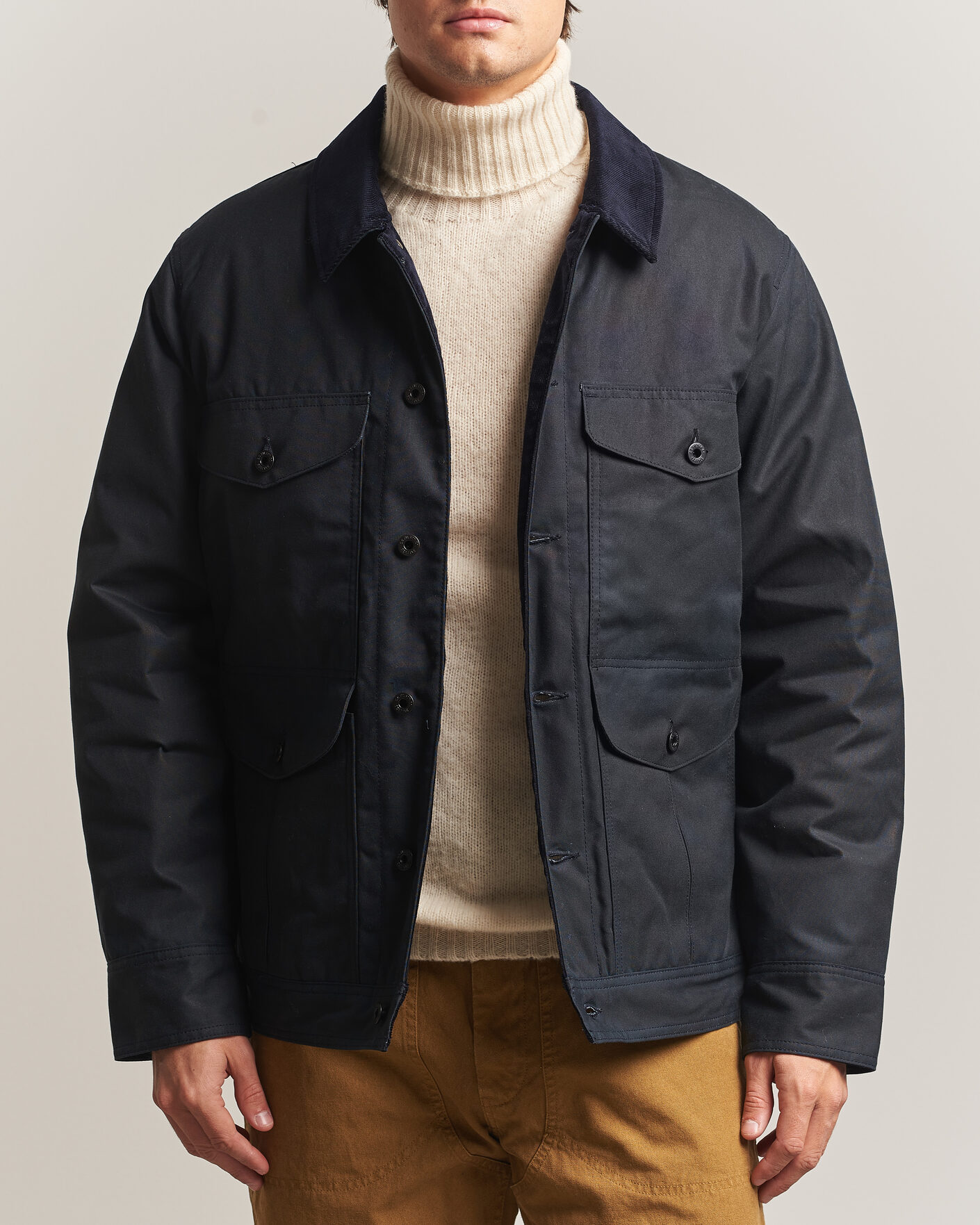 Hombres | Abrigos y chaquetas | Filson | Journeyman Cotton Shelter Cloth Jacket Harbor Blue