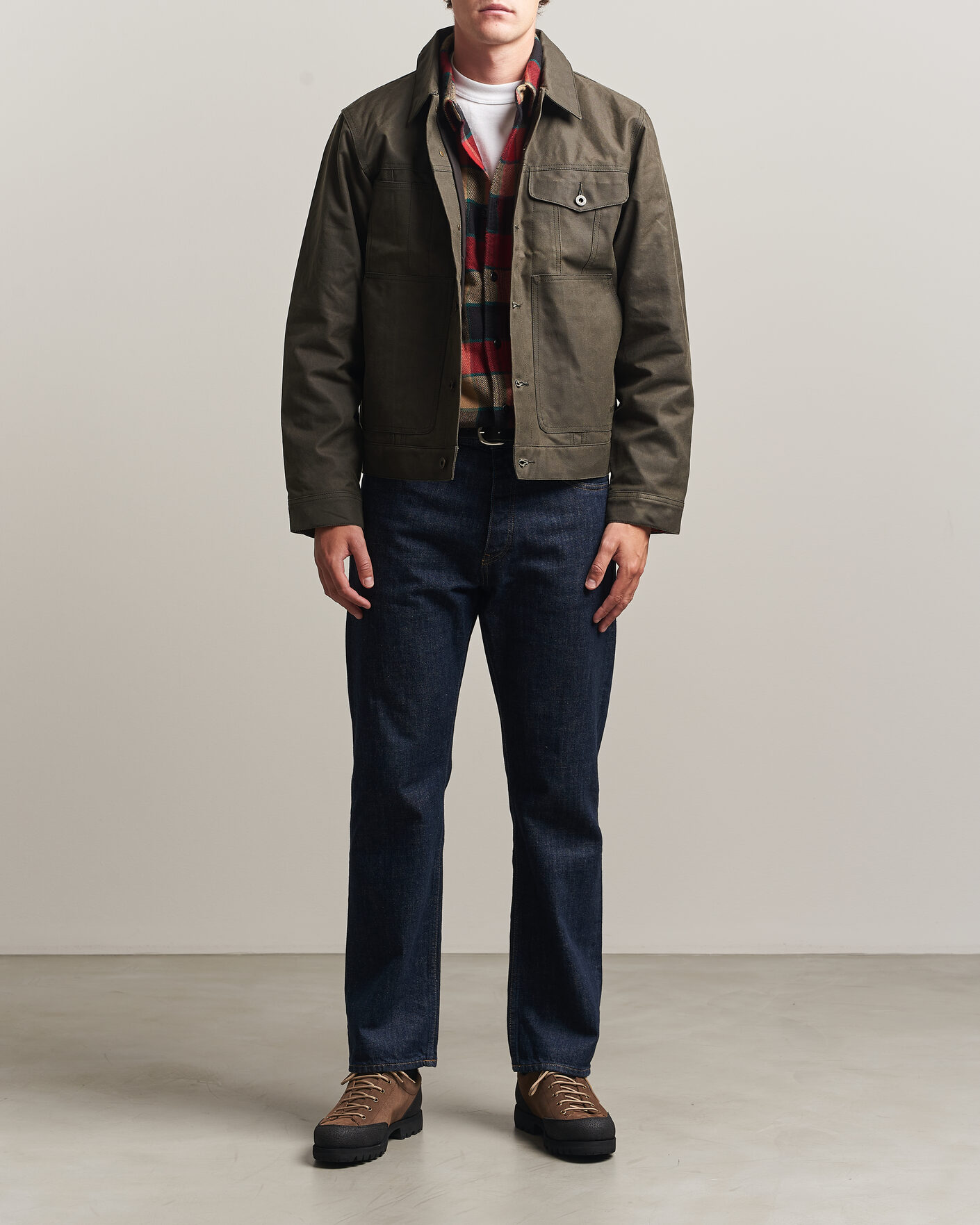 Hombres | Abrigos y chaquetas | Filson | Short Lined Tin Cloth Cruiser Beluga